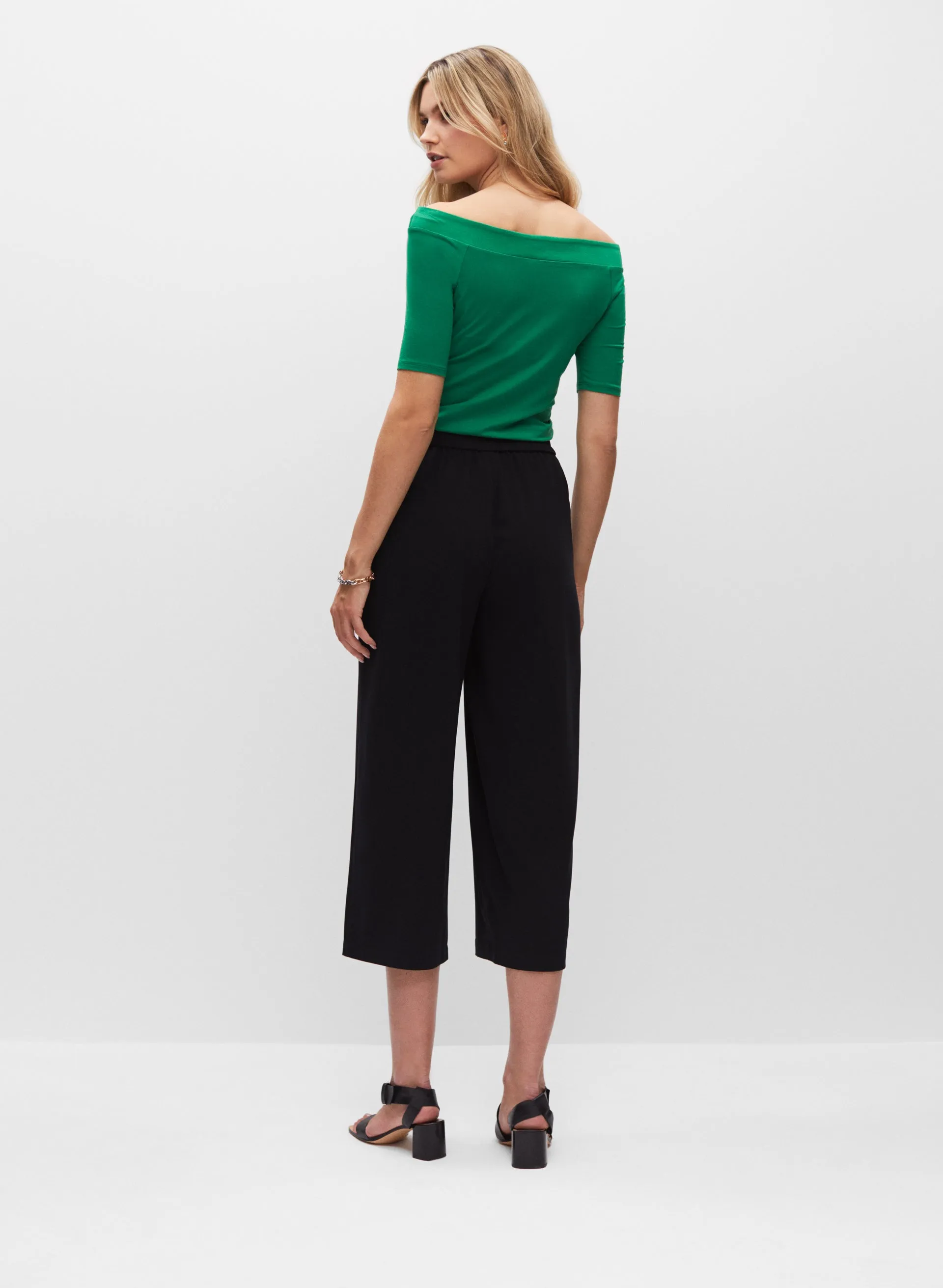 Belted Wide Leg Culotte Pants sold by Melanie Lyne product image thumbnail 2