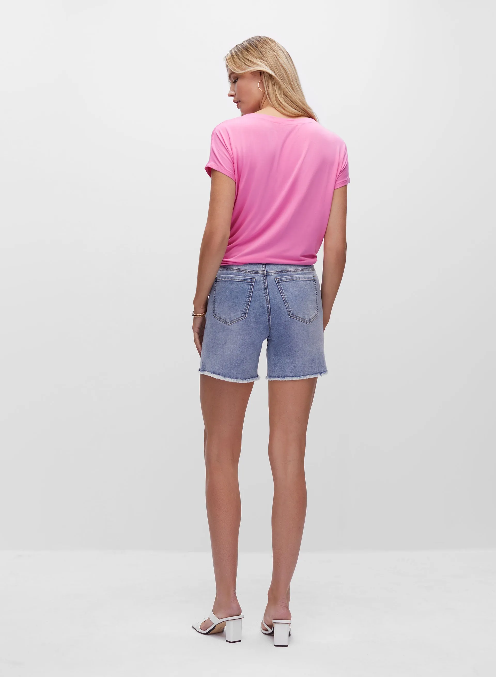 Side Tie Short Sleeve Tee sold by Melanie Lyne product image thumbnail 4