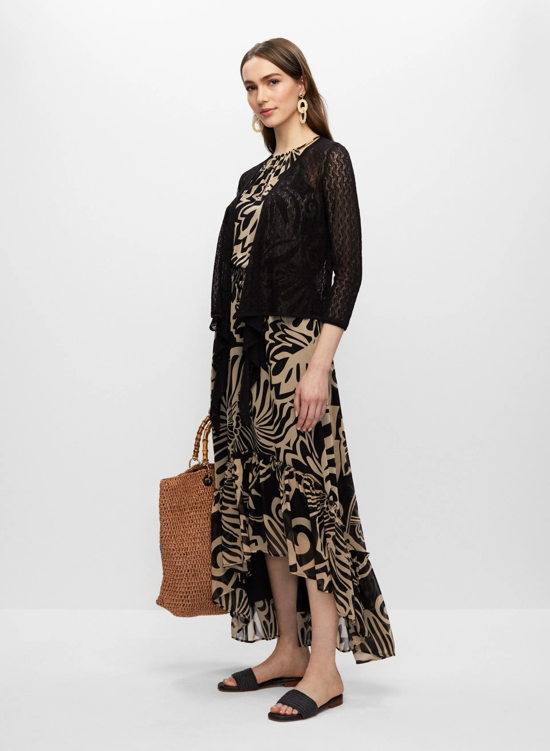 Open Front Knit Cardigan sold by Melanie Lyne product image thumbnail 3