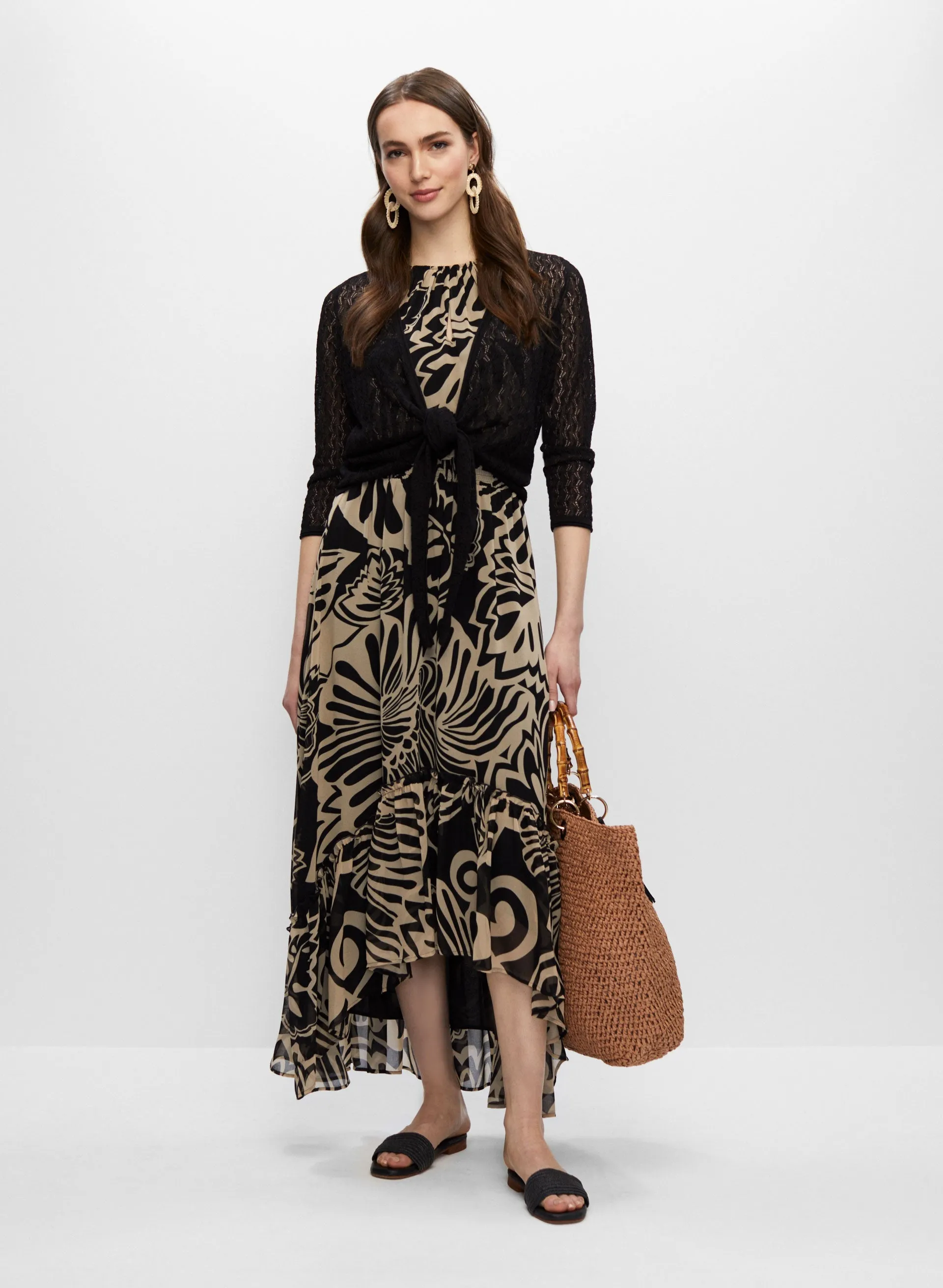 Open Front Knit Cardigan sold by Melanie Lyne product image thumbnail 5