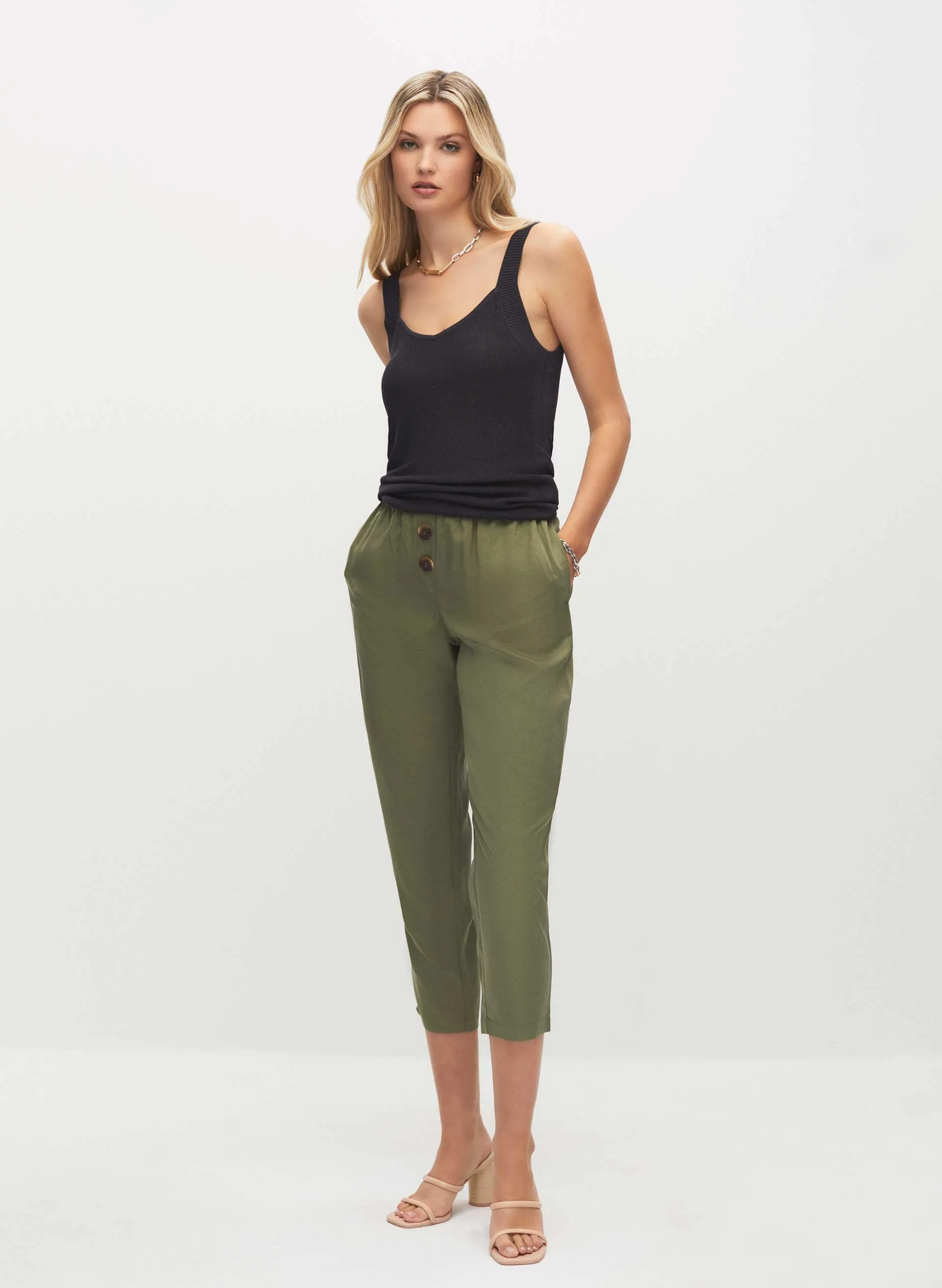 Sleeveless Knit Tank Top sold by Melanie Lyne product image thumbnail 3