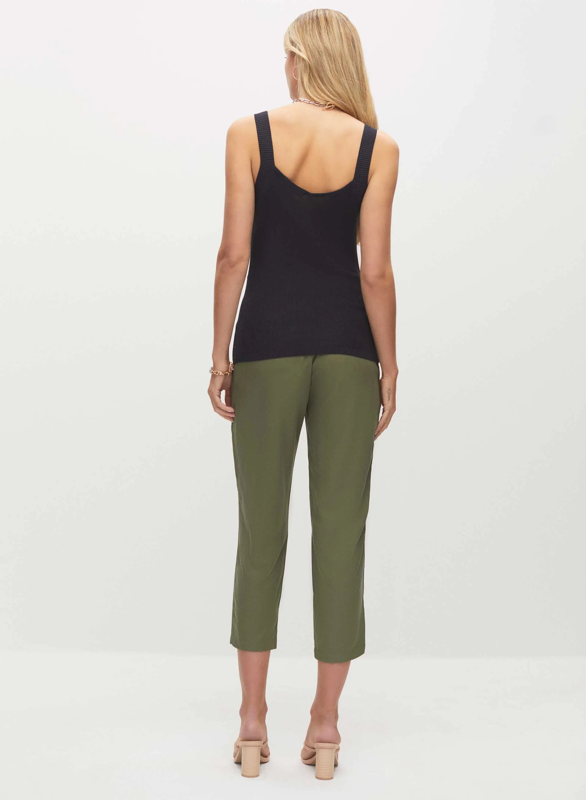 Sleeveless Knit Tank Top sold by Melanie Lyne product image thumbnail 4