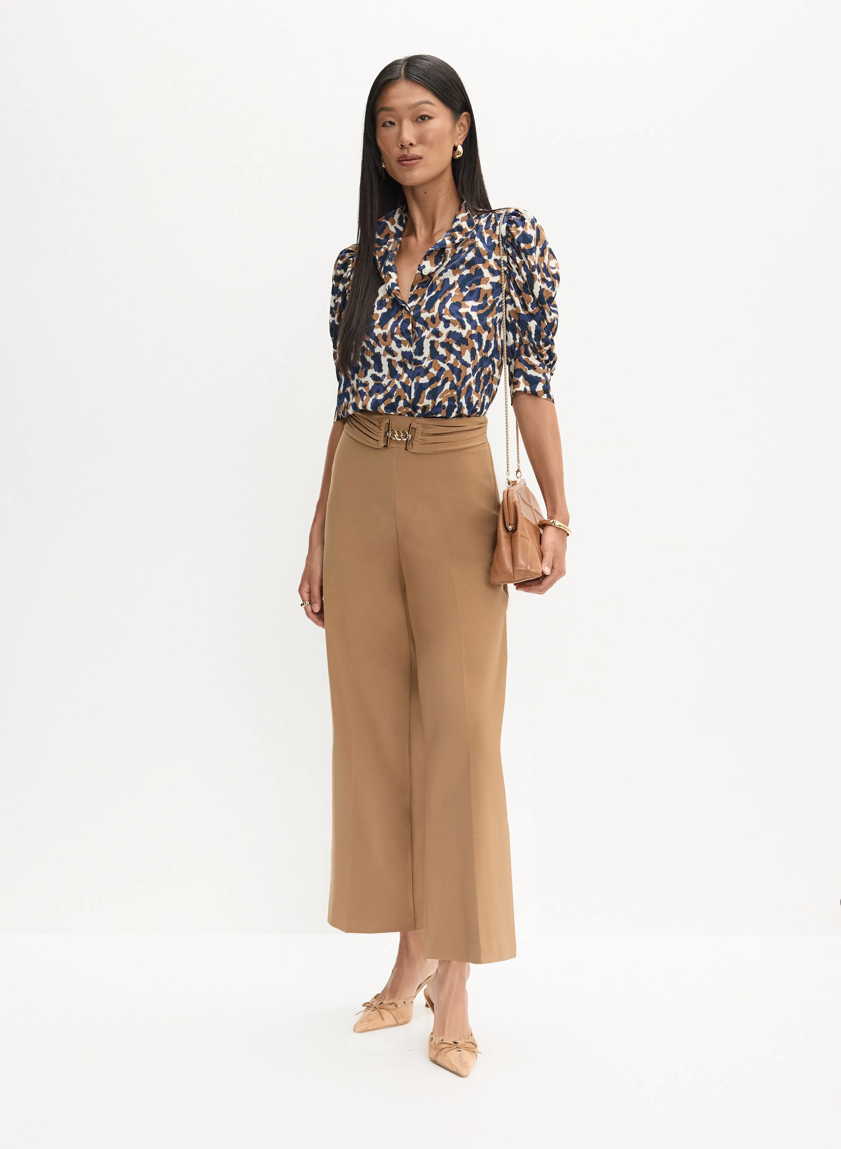 Abstract Print Blouse & Culotte Pants sold by Melanie Lyne