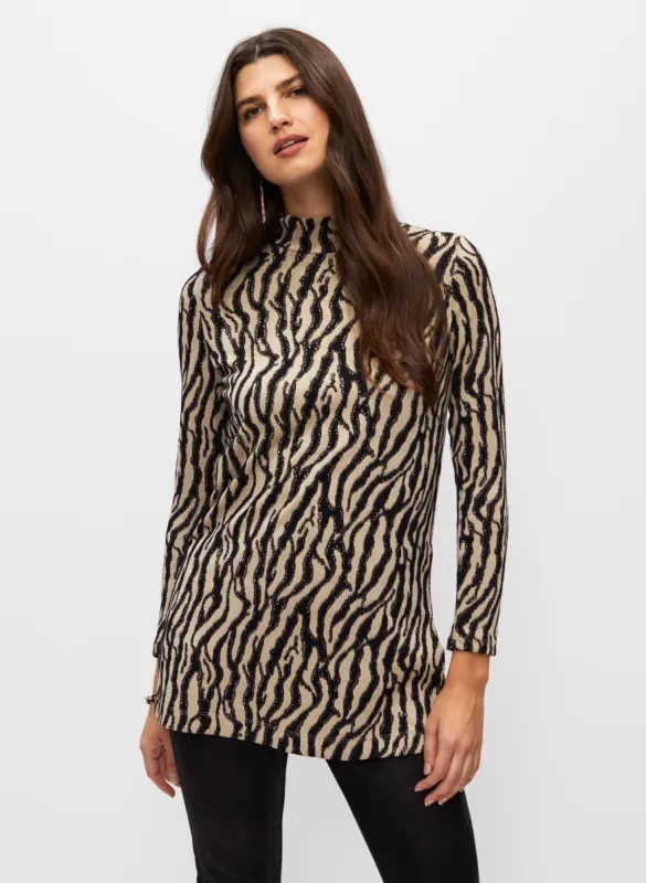 Animal Motif Jacquard Tunic sold by Melanie Lyne