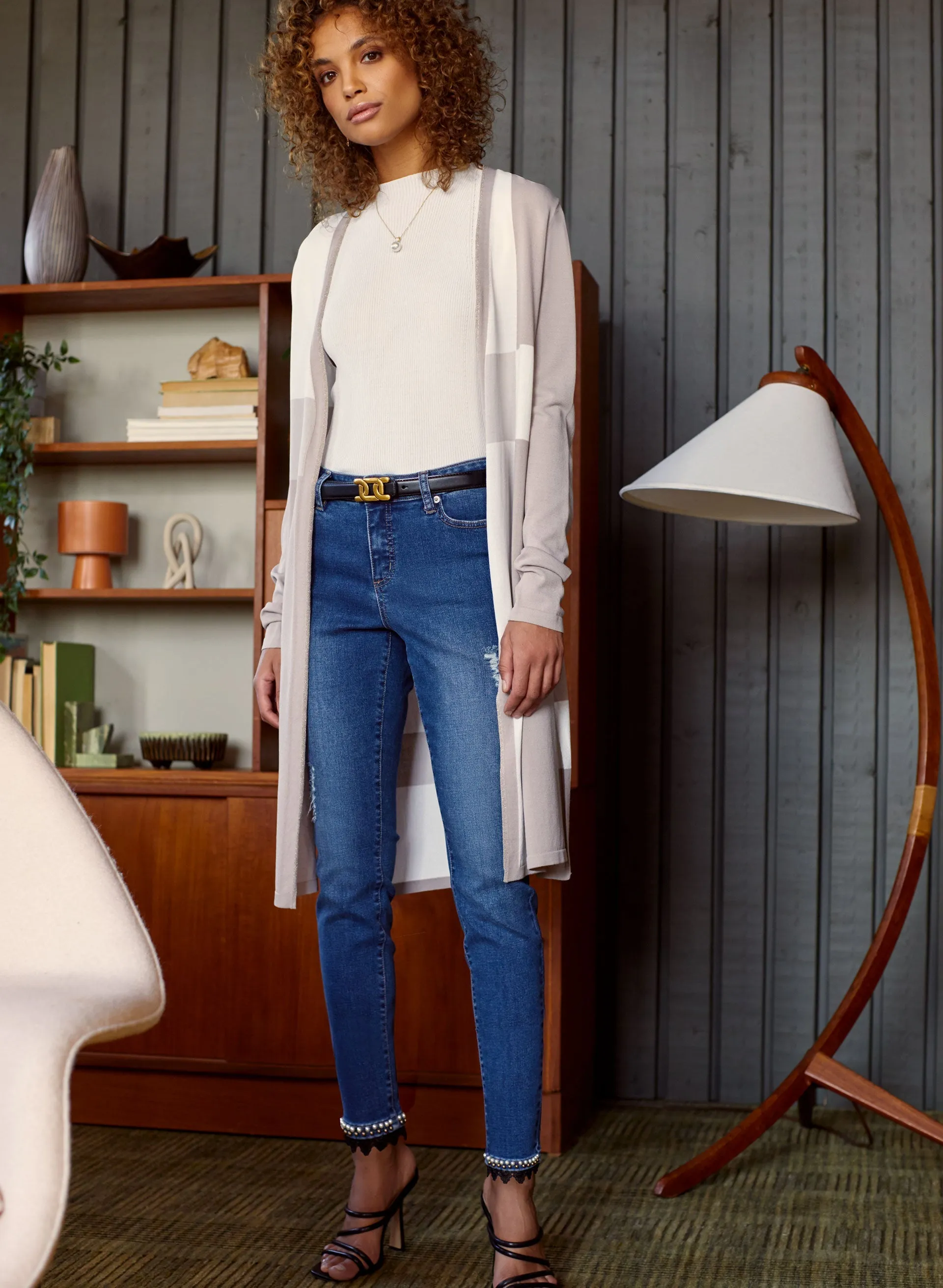 Embellished Slim Leg Jeans sold by Melanie Lyne product image thumbnail 3