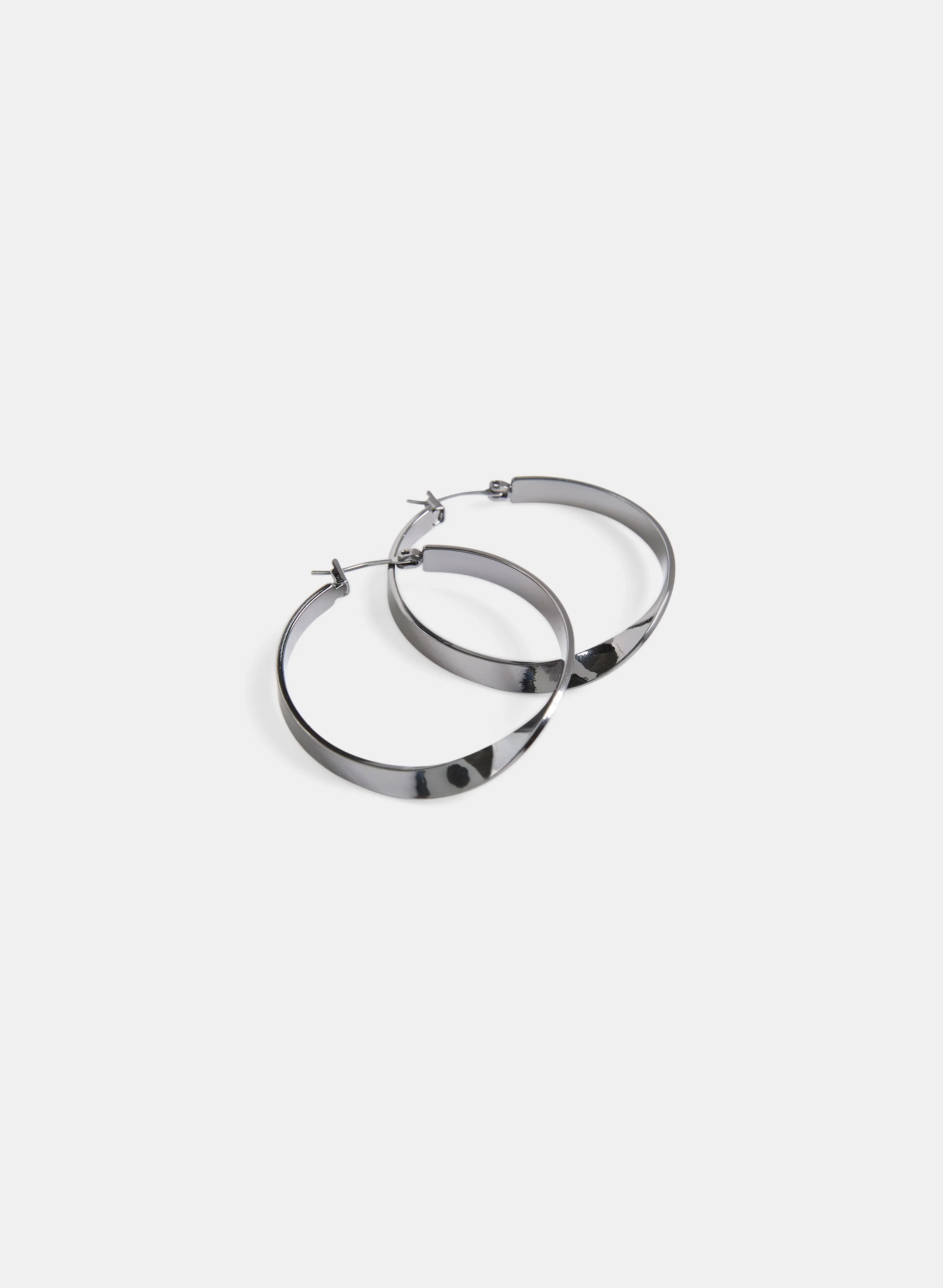 Curved Hoop Earrings sold by Melanie Lyne product image thumbnail 3