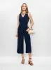 Crepe V-Neck Jumpsuit sold by Melanie Lyne