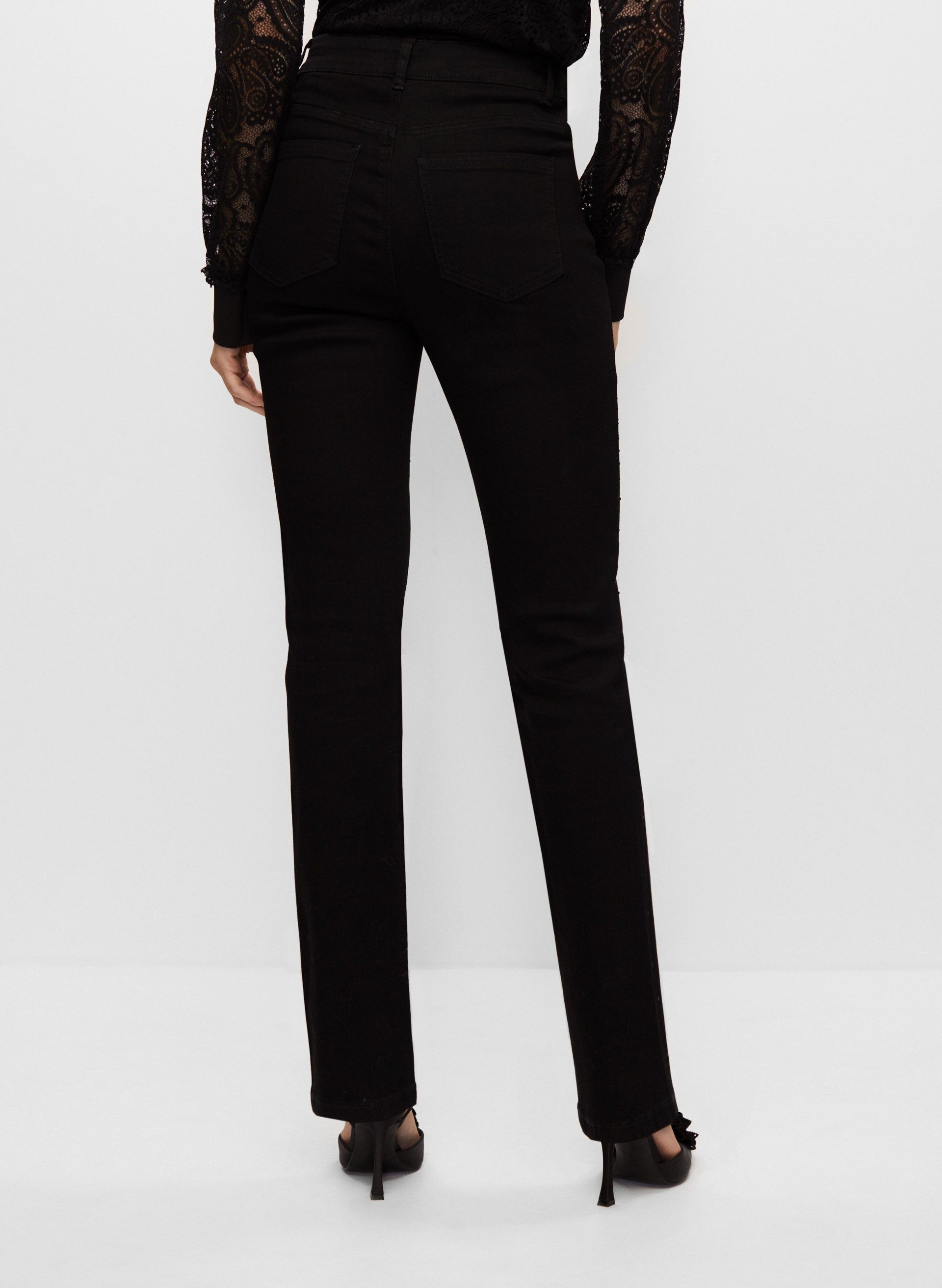 Embellished Straight Leg Jeans sold by Melanie Lyne product image thumbnail 2