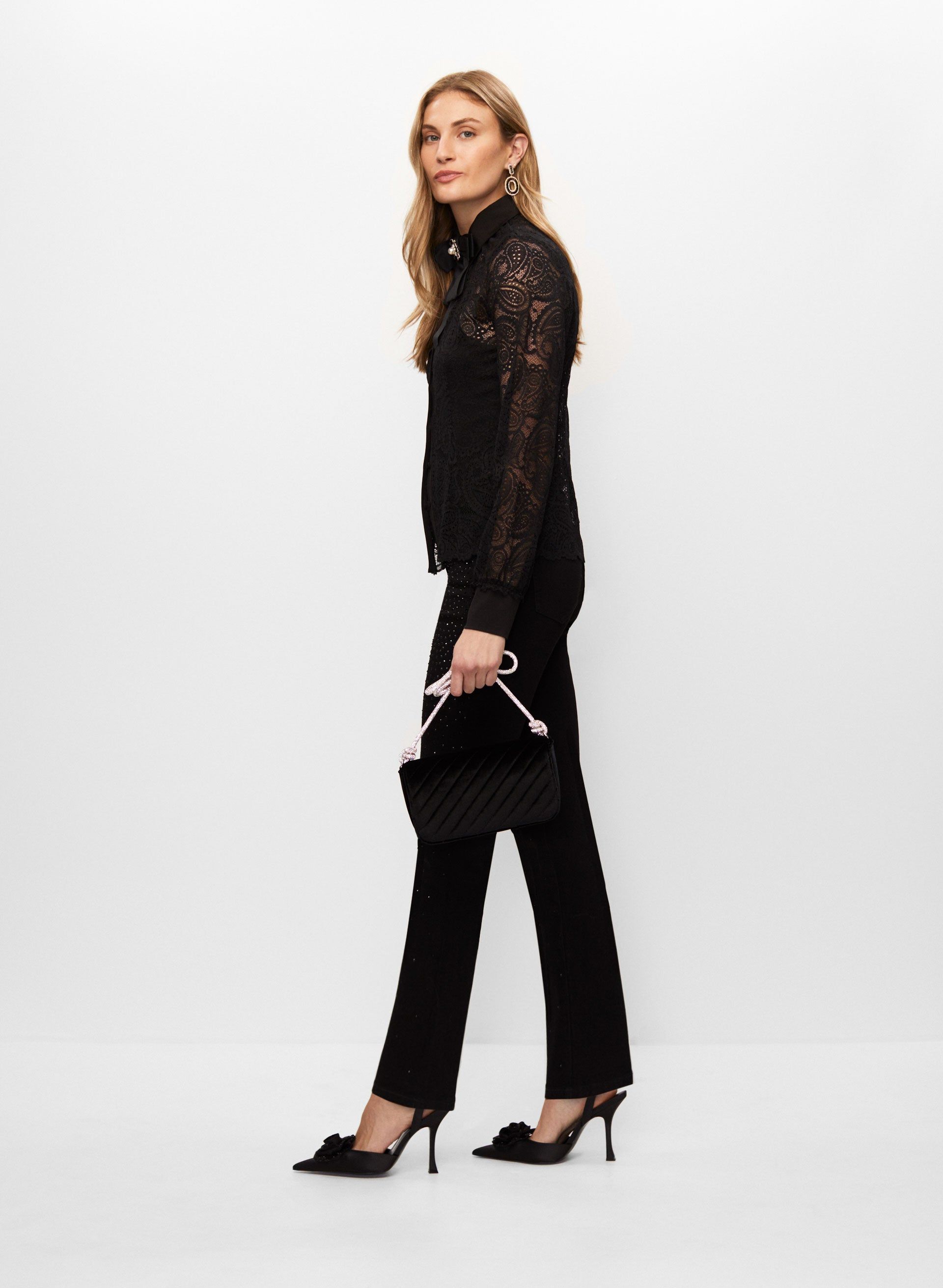 Embellished Straight Leg Jeans sold by Melanie Lyne product image thumbnail 5