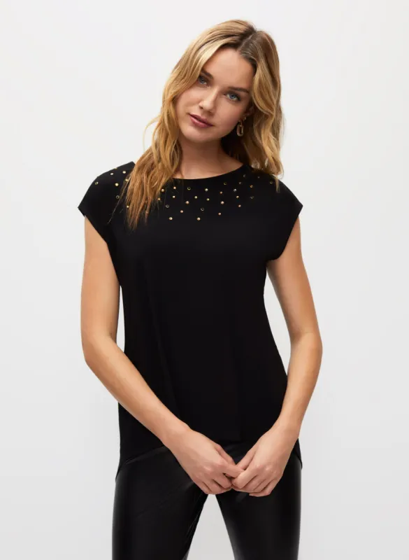 Rhinestone Detail Split Back Top sold by Melanie Lyne