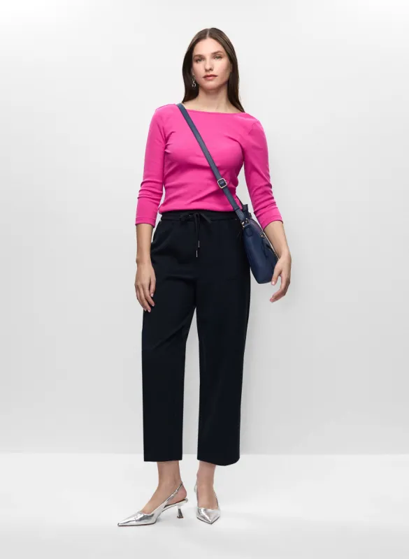 Low Back Ballerina Tee & Drawstring Pull-On Capri Pants sold by Melanie Lyne