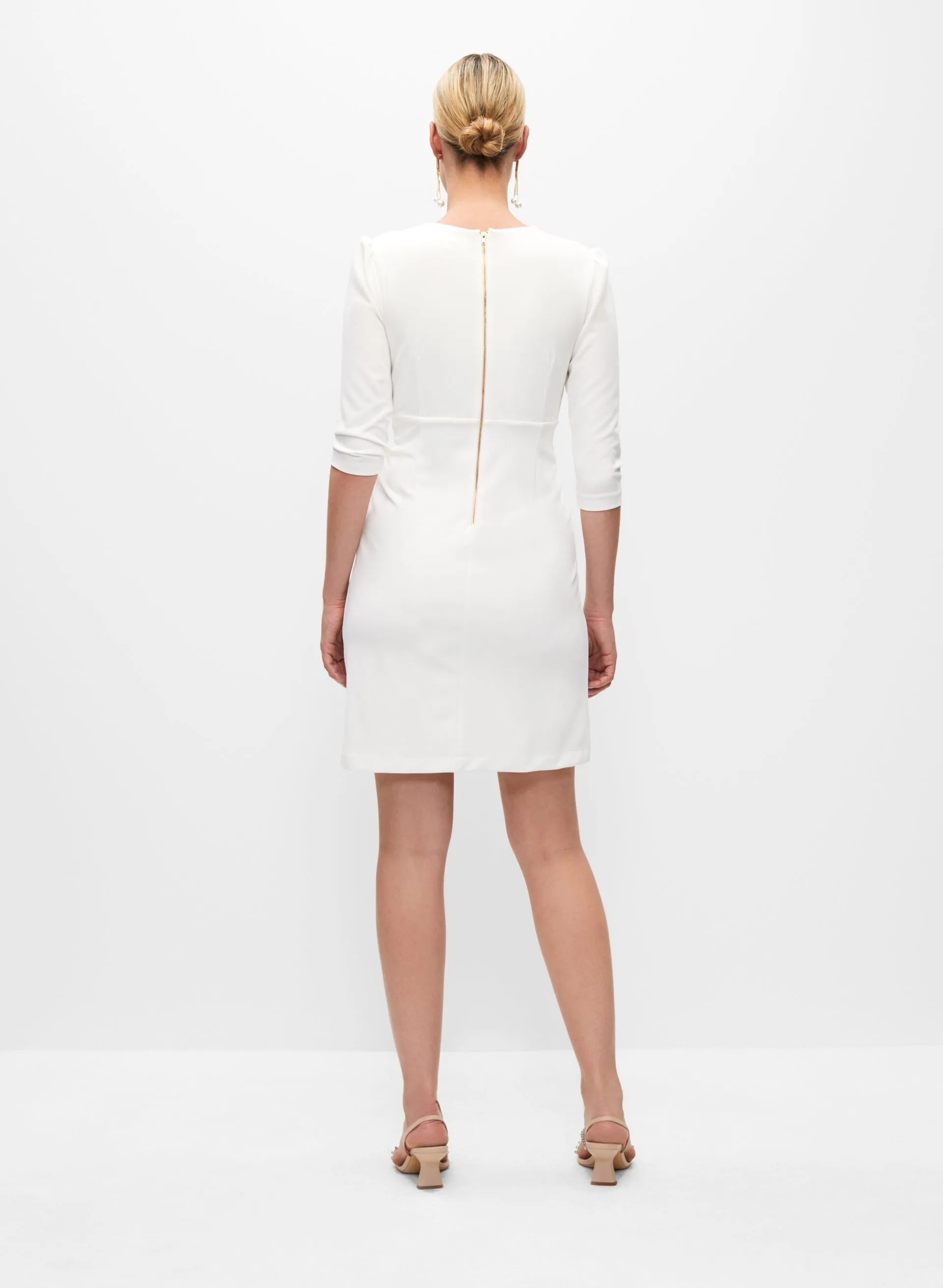 Faux Wrap Flounce Dress sold by Melanie Lyne product image thumbnail 2