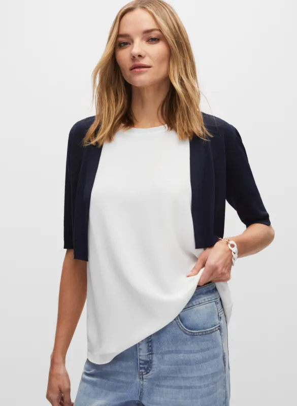 Knit Short Sleeve Bolero sold by Melanie Lyne