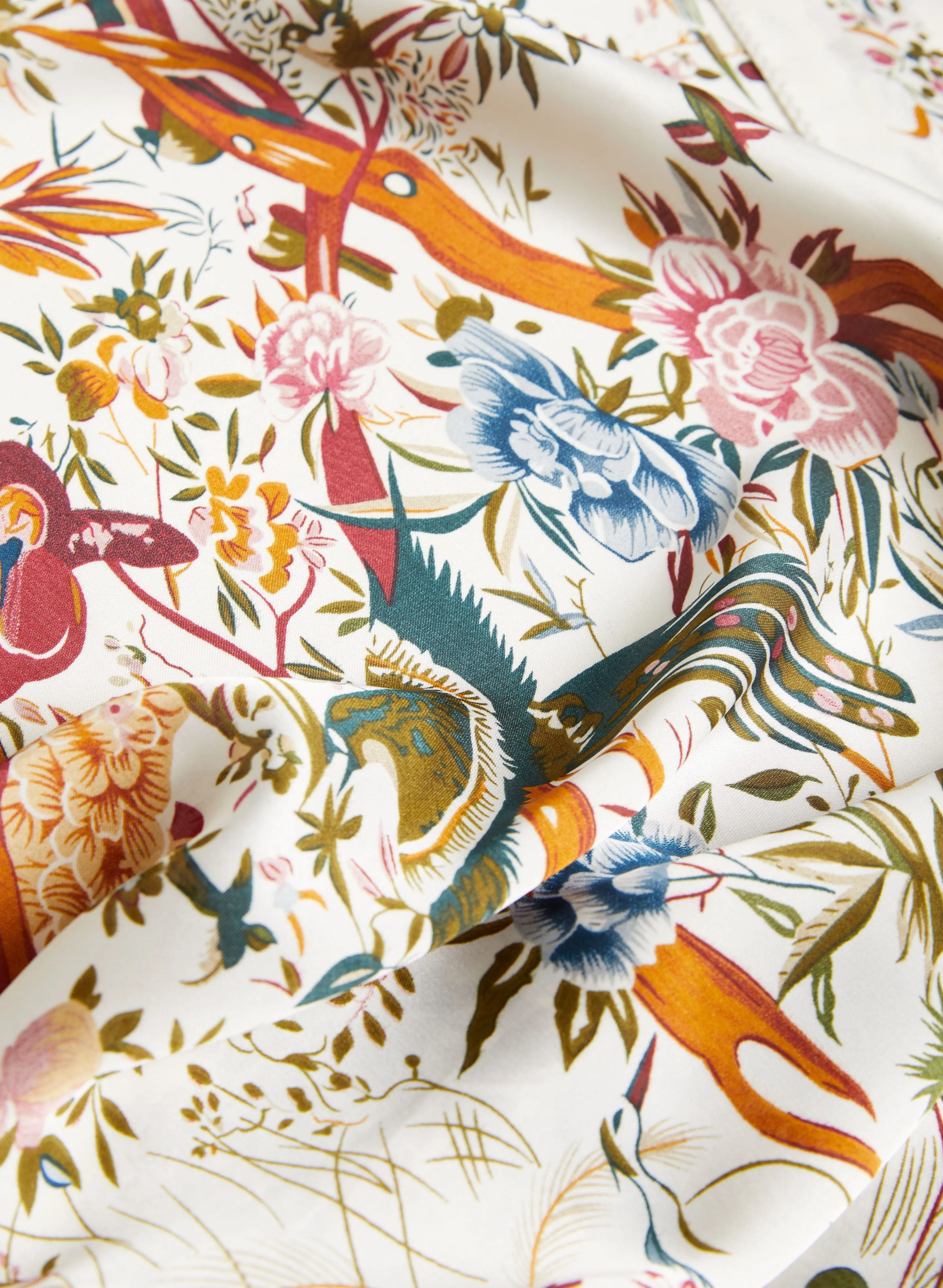 Floral & Bird Print Scarf sold by Melanie Lyne product image thumbnail 4