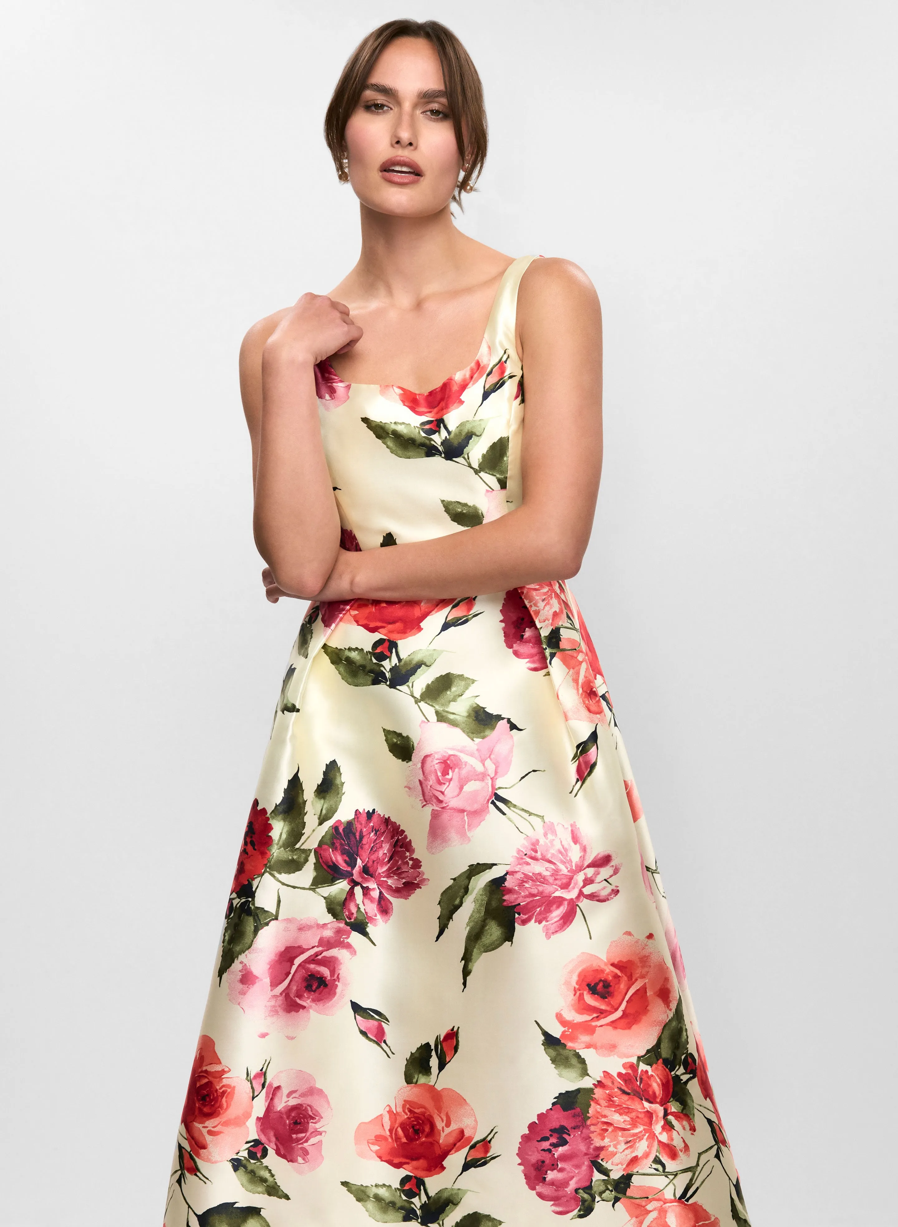 Square Neck Floral Dress sold by Melanie Lyne product image thumbnail 5