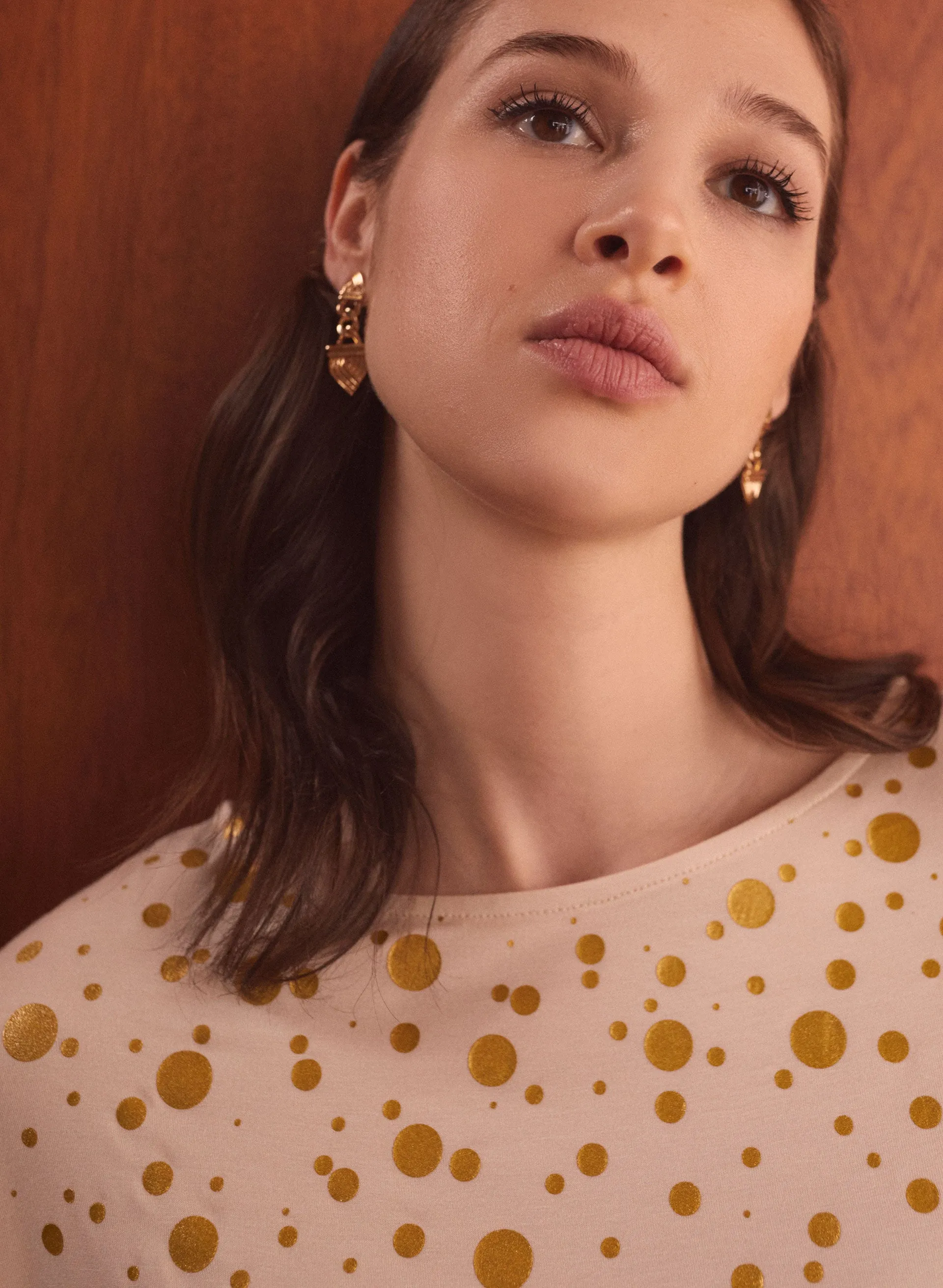 Foil Print Short Sleeve Tee sold by Melanie Lyne product image thumbnail 3