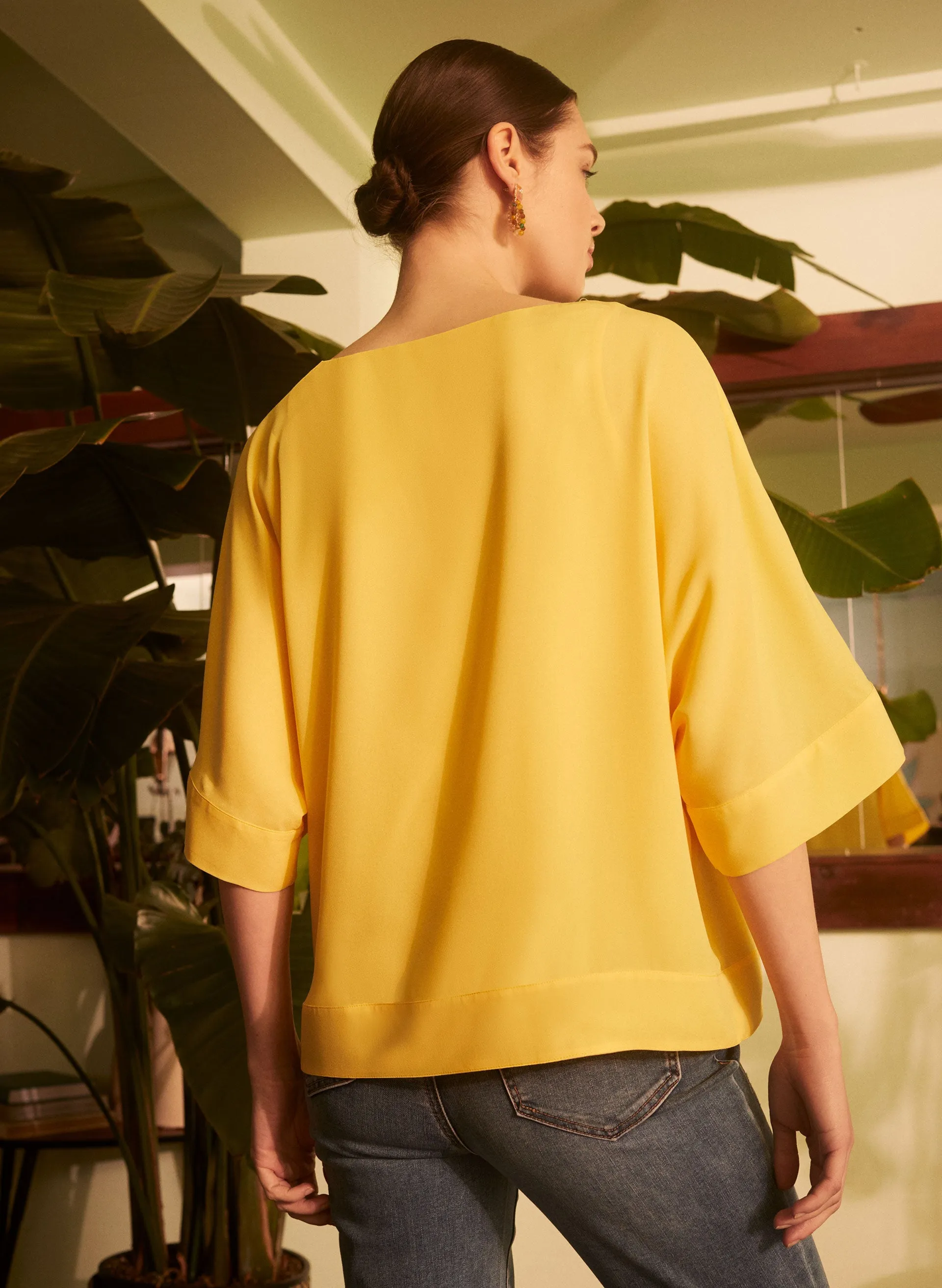 Essential Kimono Sleeve Chiffon Blouse sold by Melanie Lyne product image thumbnail 5