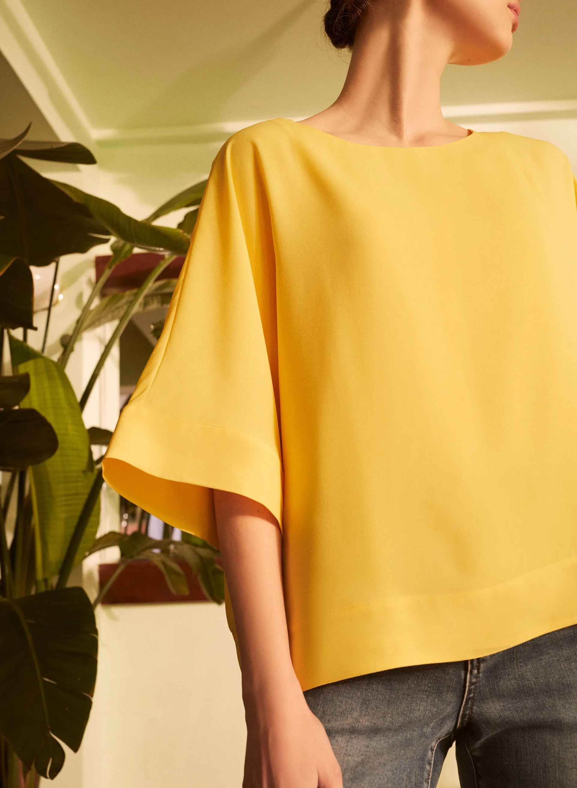 Essential Kimono Sleeve Chiffon Blouse sold by Melanie Lyne product image thumbnail 3