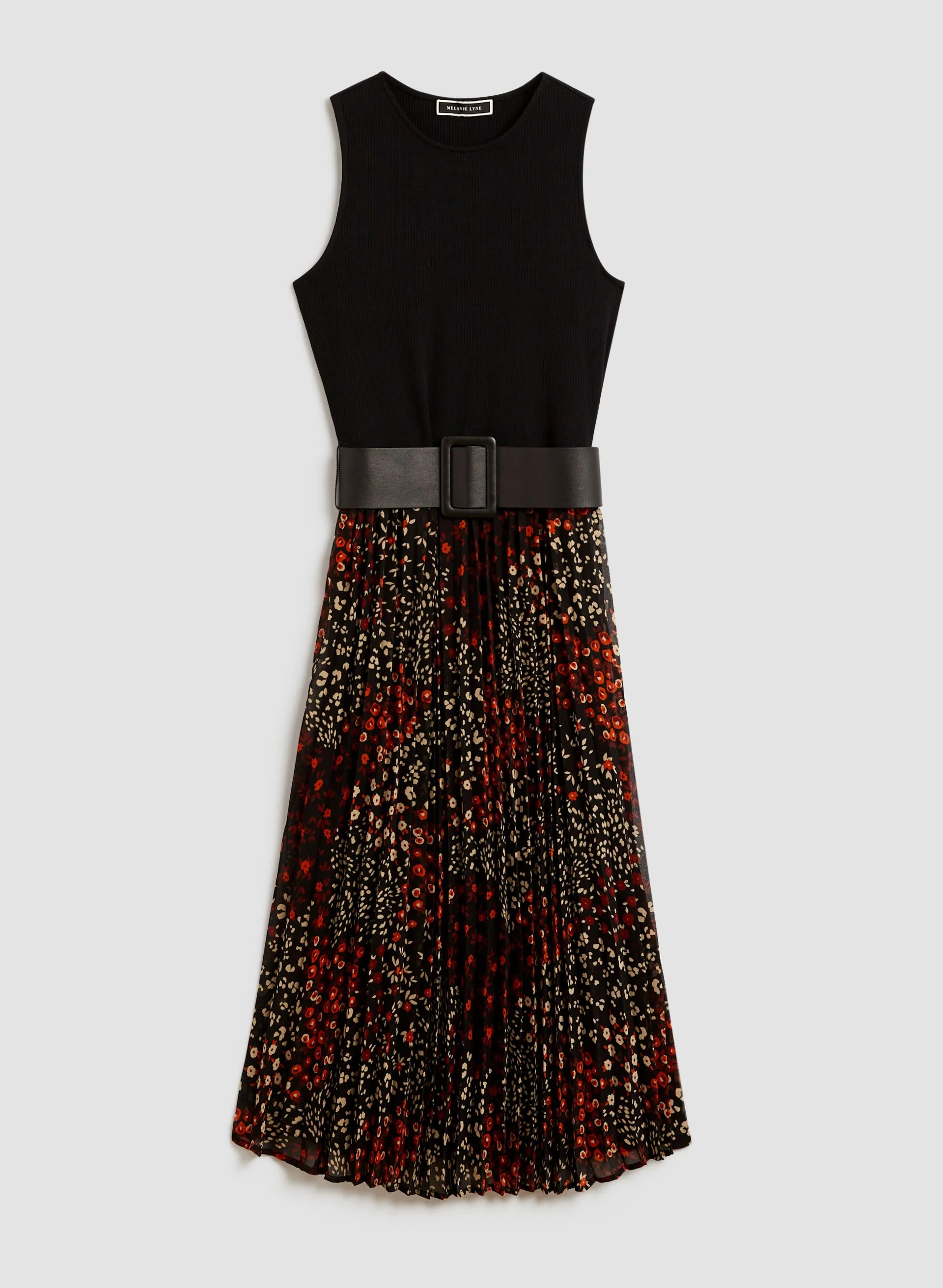 Ribbed Floral Print Dress sold by Melanie Lyne product image thumbnail 2