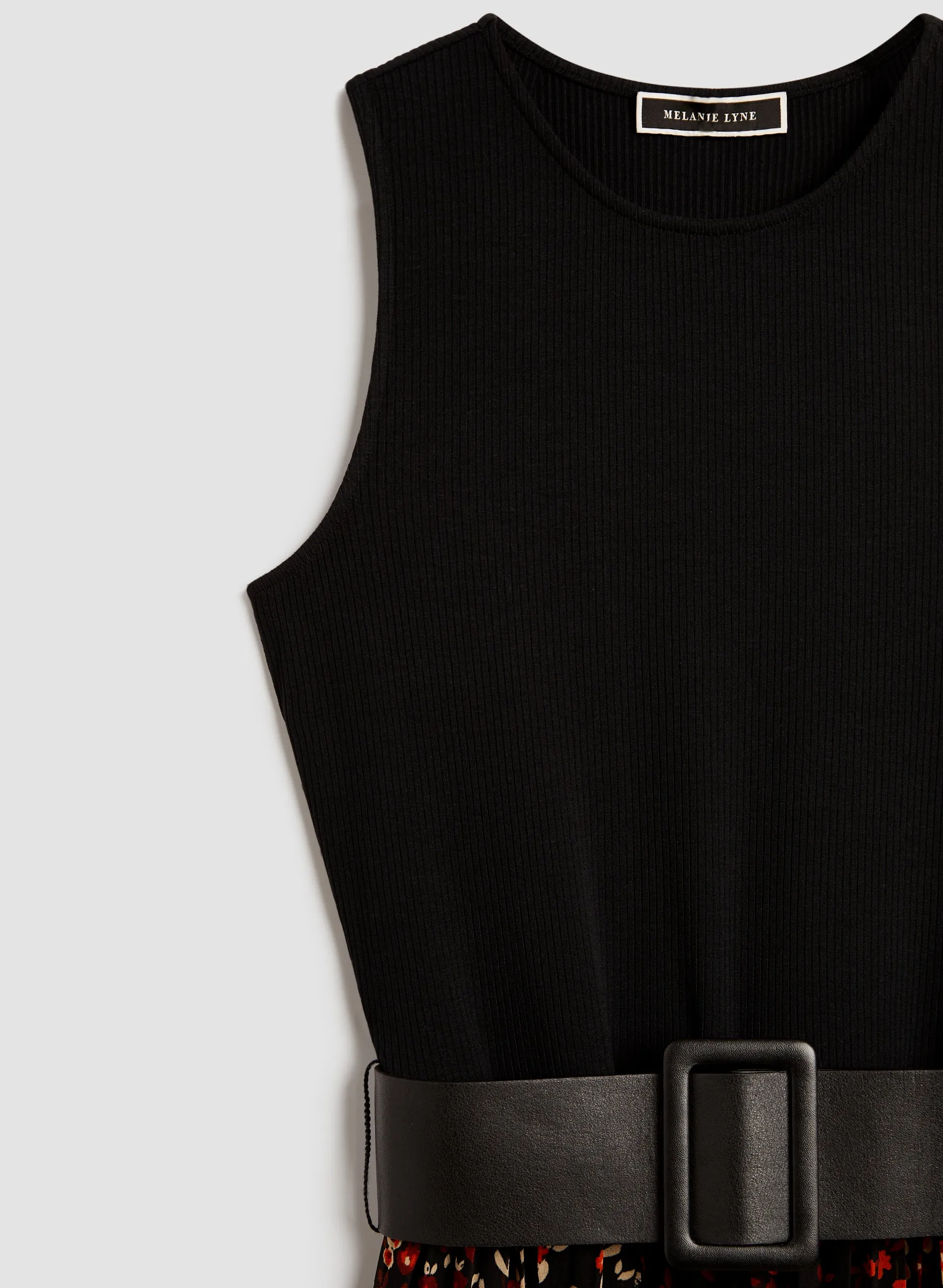 Ribbed Floral Print Dress sold by Melanie Lyne product image thumbnail 3