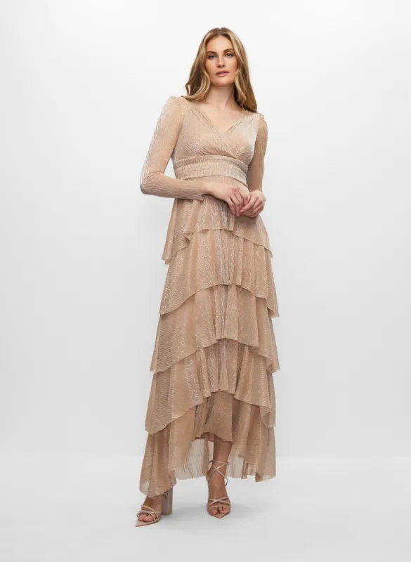 Metallic Tiered Dress sold by Melanie Lyne