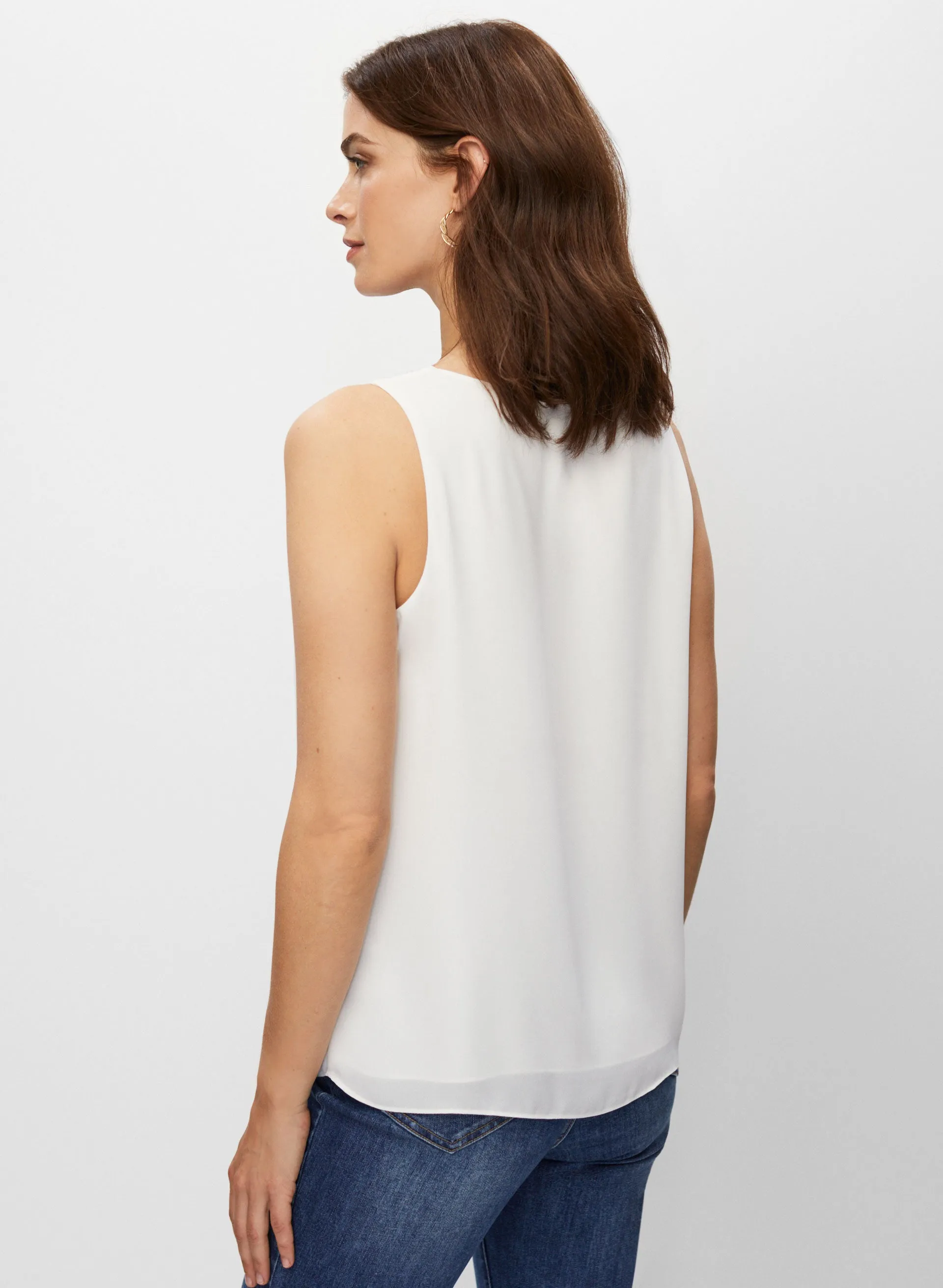 V-neck Sleeveless Camisole sold by Melanie Lyne product image thumbnail 3