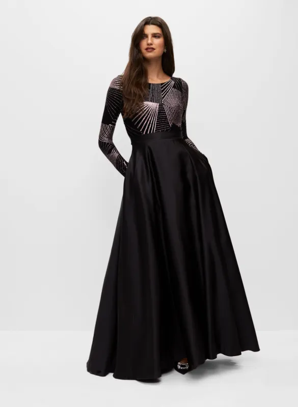 Glitter Satin Ballgown sold by Melanie Lyne