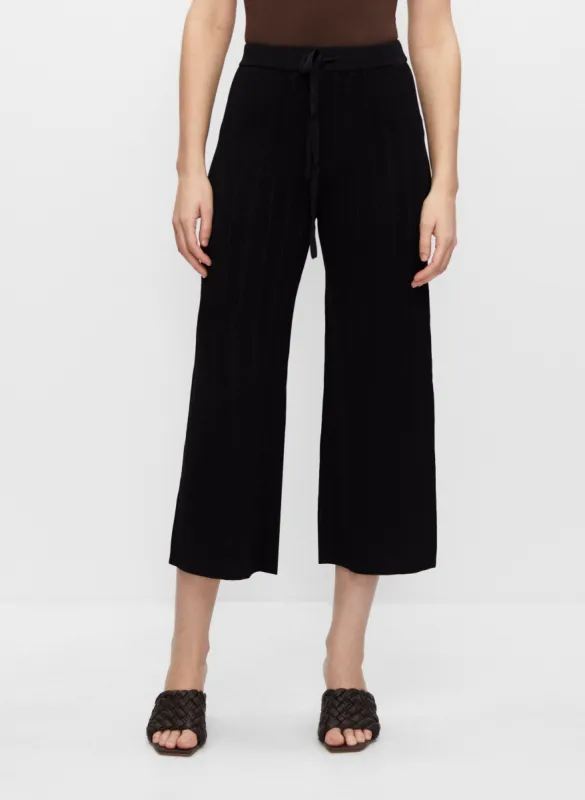 Joseph Ribkoff - Pull-On Wide Leg Capris made by Melanie Lyne