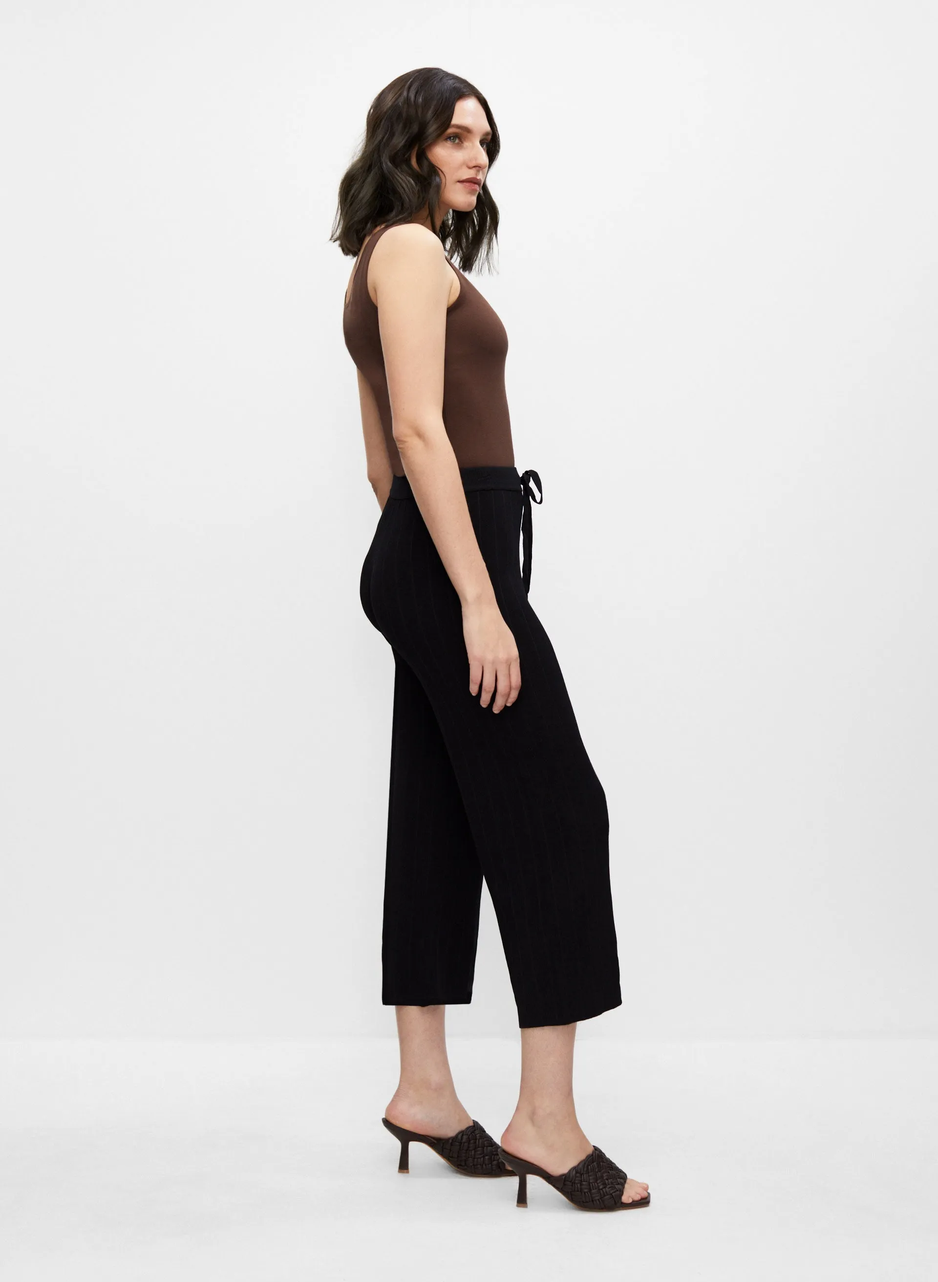 Joseph Ribkoff - Pull-On Wide Leg Capris sold by Melanie Lyne product image thumbnail 5