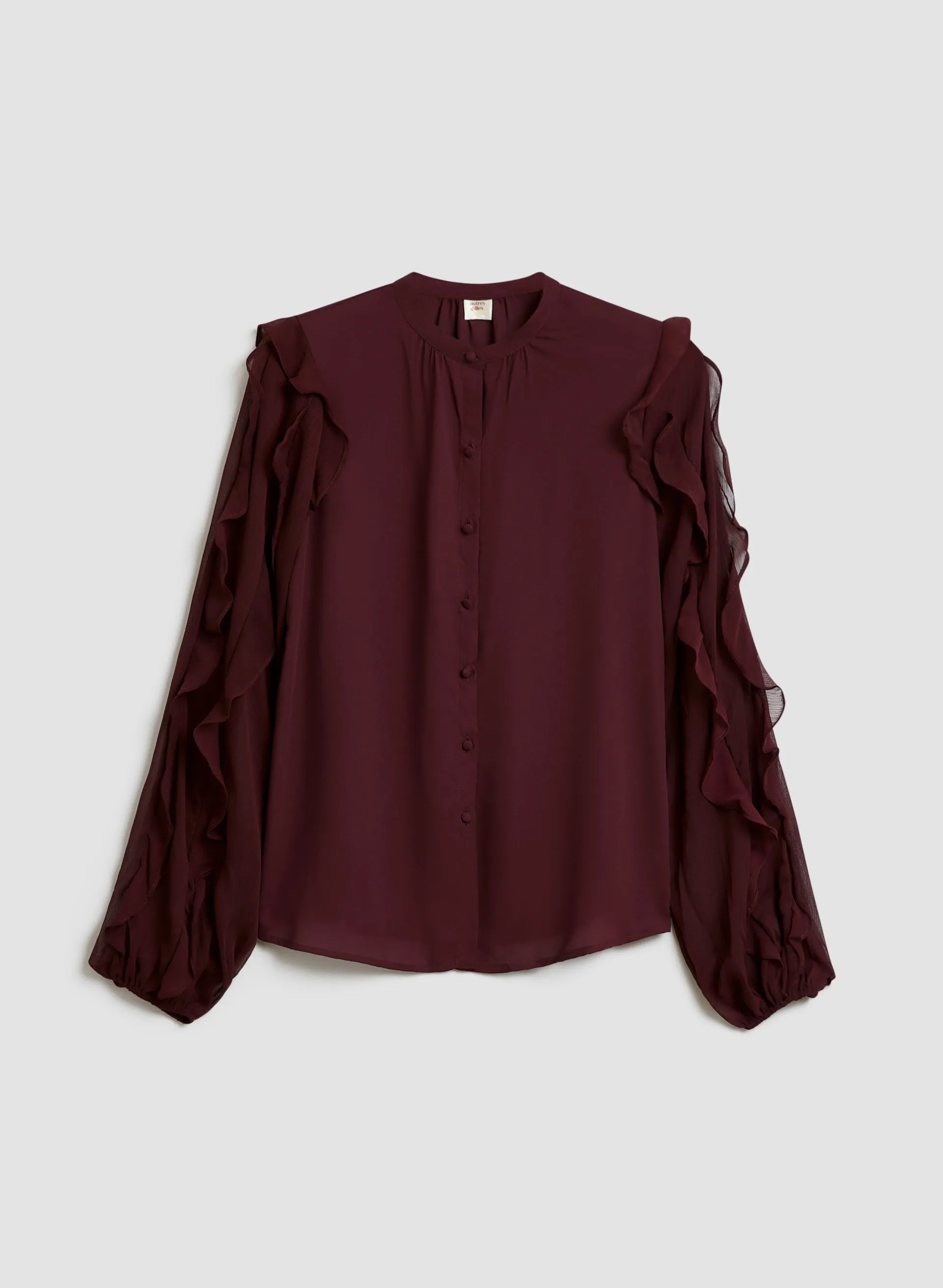 Ruffle Sleeve Blouse sold by Melanie Lyne product image thumbnail 5
