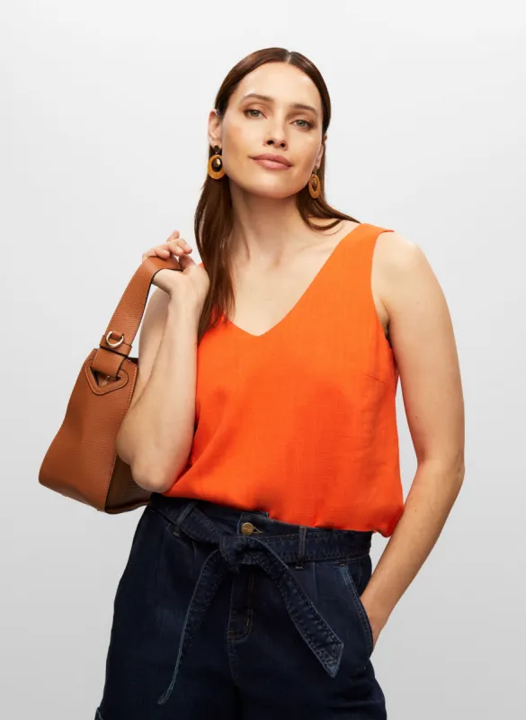 Sleeveless V-Neck Blouse sold by Melanie Lyne