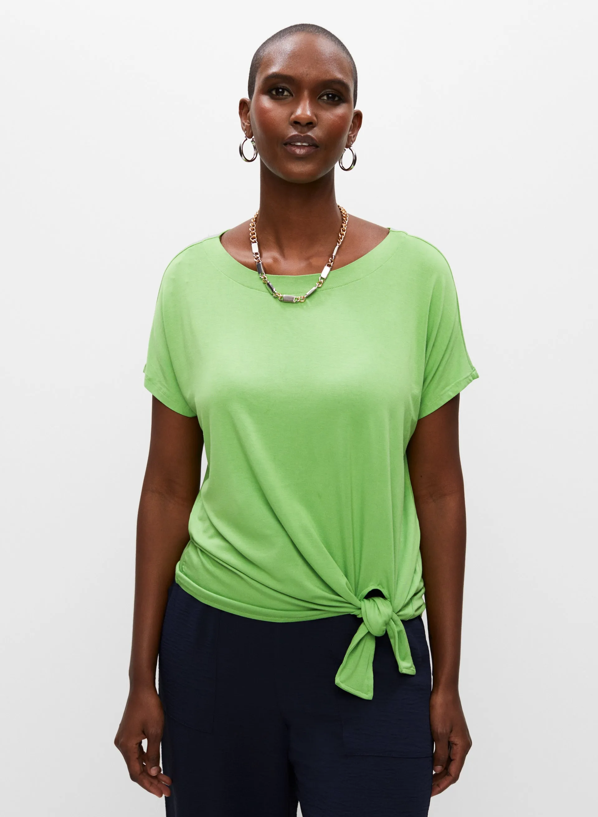 Tie Detail Tee sold by Melanie Lyne