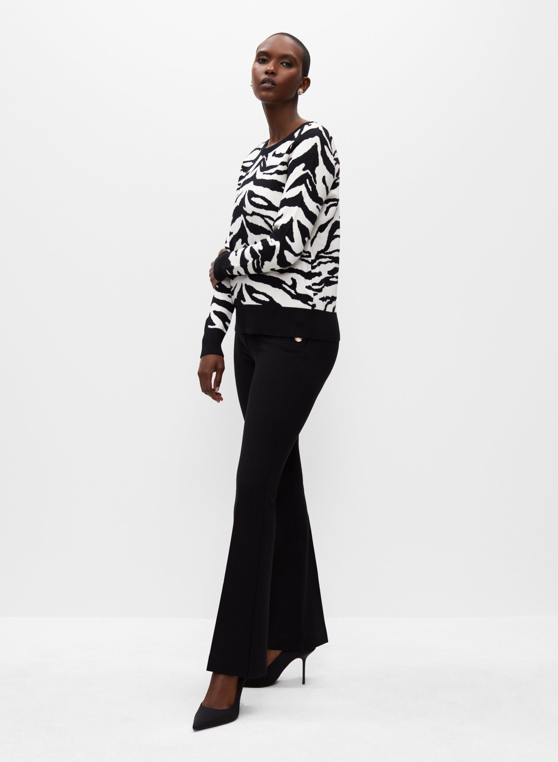 Zebra Print Sweater sold by Melanie Lyne product image thumbnail 3