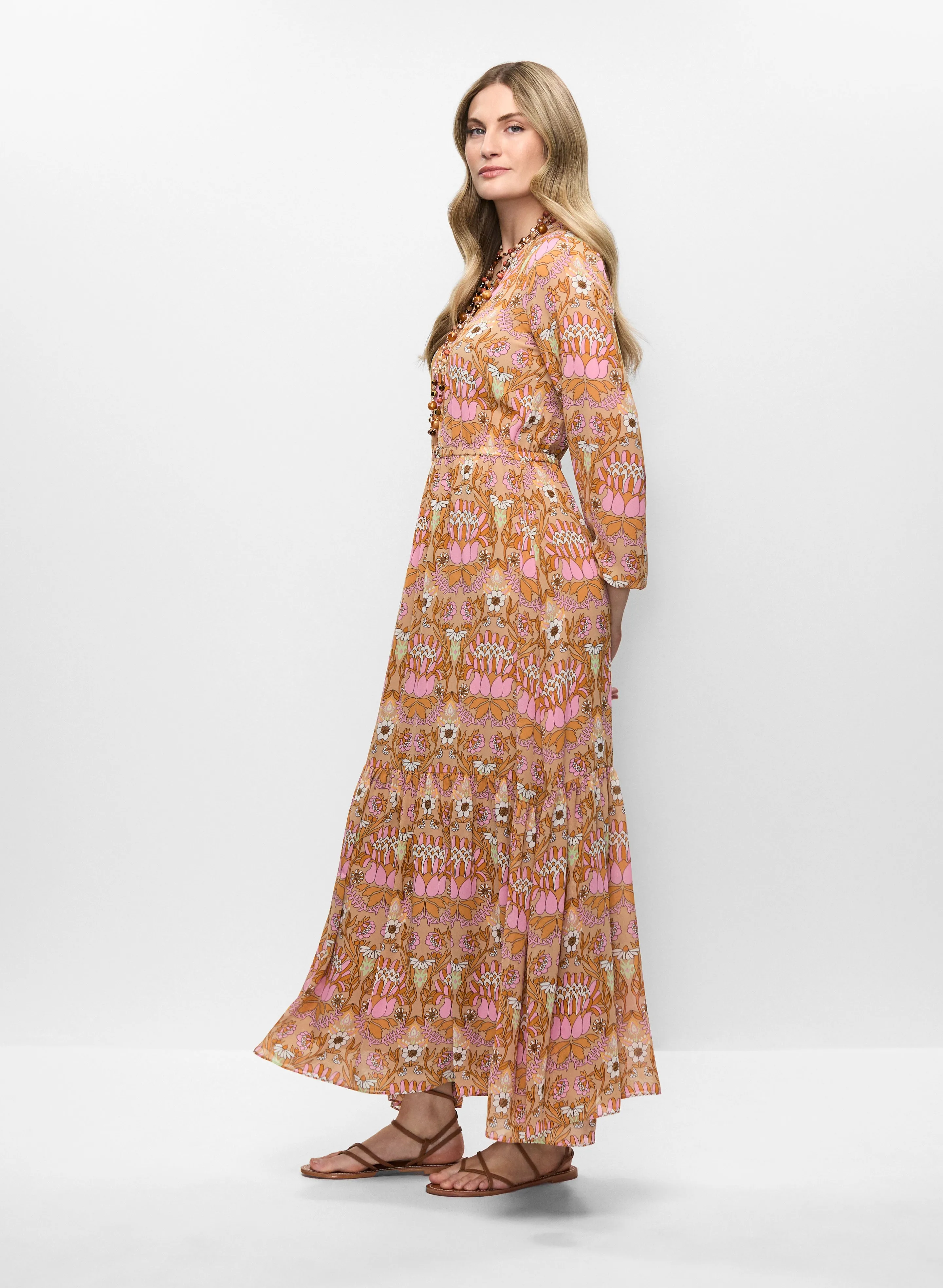 Floral Print Maxi Dress sold by Melanie Lyne product image thumbnail 2