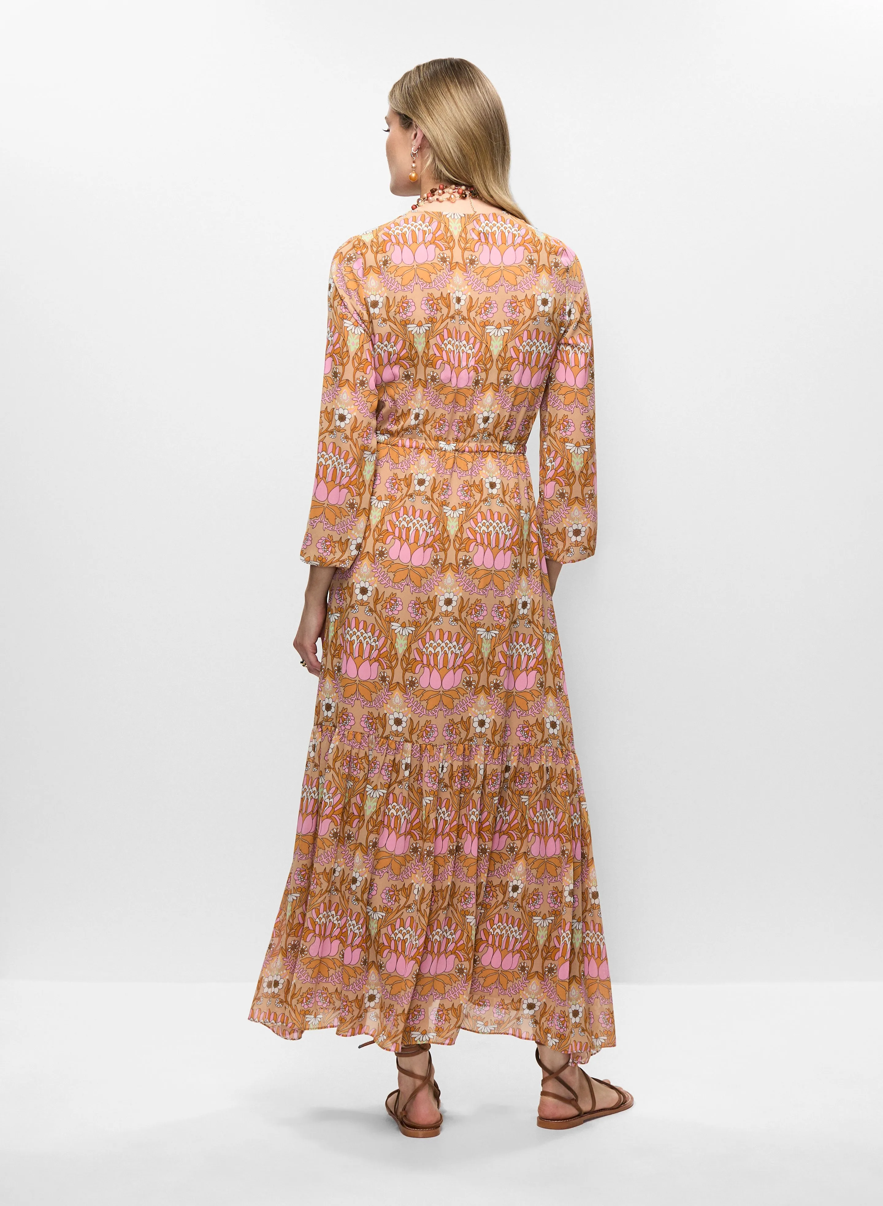 Floral Print Maxi Dress sold by Melanie Lyne product image thumbnail 4