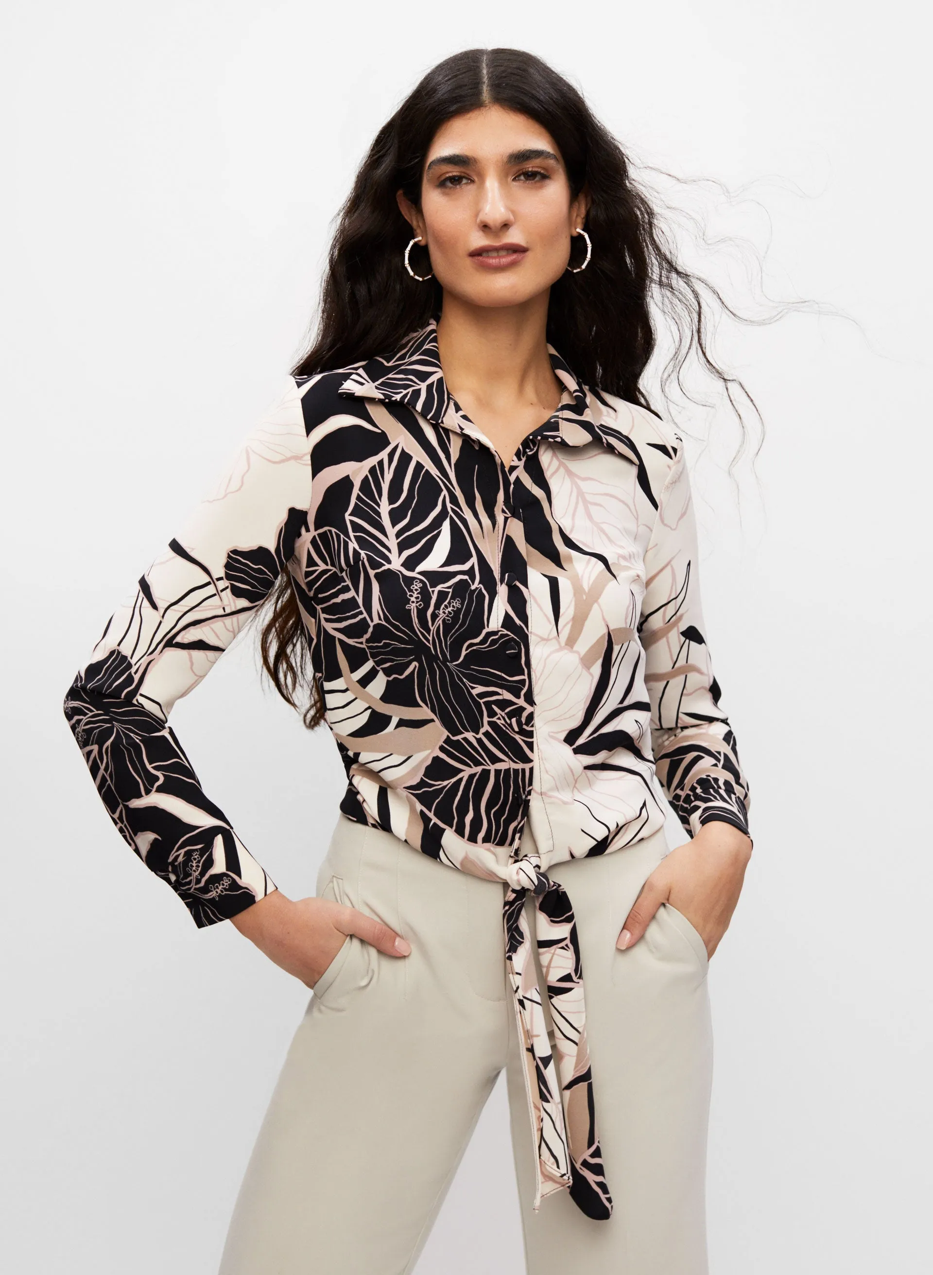 Joseph Ribkoff - Tropical Print Blouse sold by Melanie Lyne