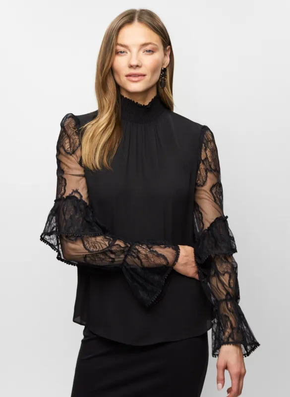 Lace Sleeve Blouse sold by Melanie Lyne