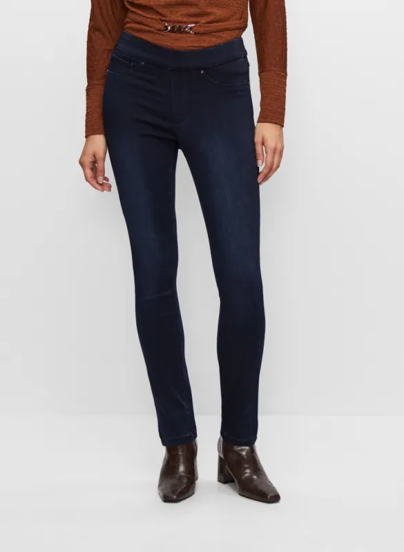 Joseph Ribkoff - Slim Leg Pull-On Denim Pants sold by Melanie Lyne