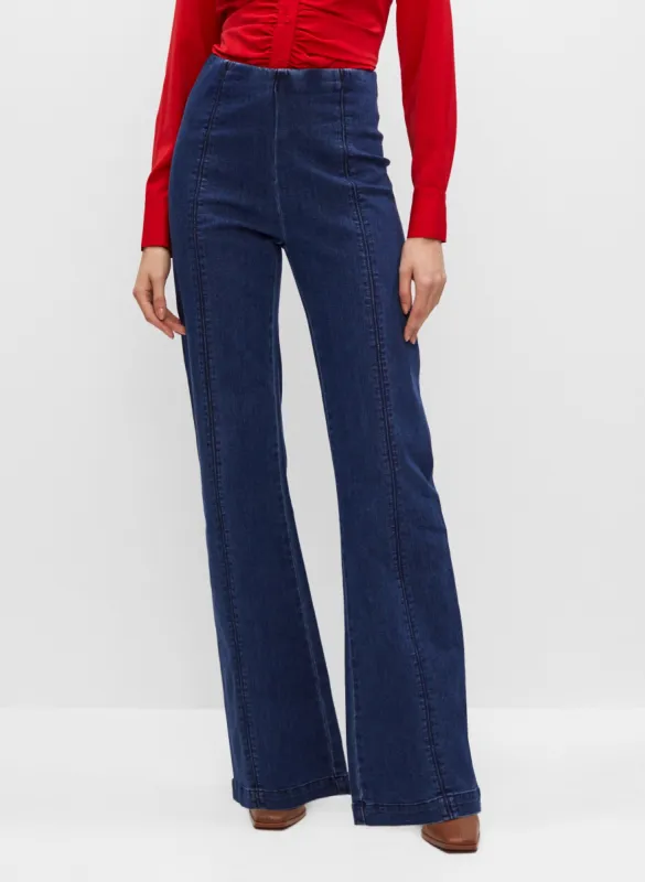 Pull-On Wide Leg Jeans sold by Melanie Lyne