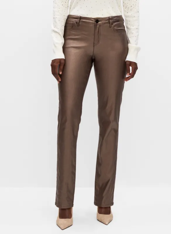 Glossy Slim Leg Jeans sold by Melanie Lyne