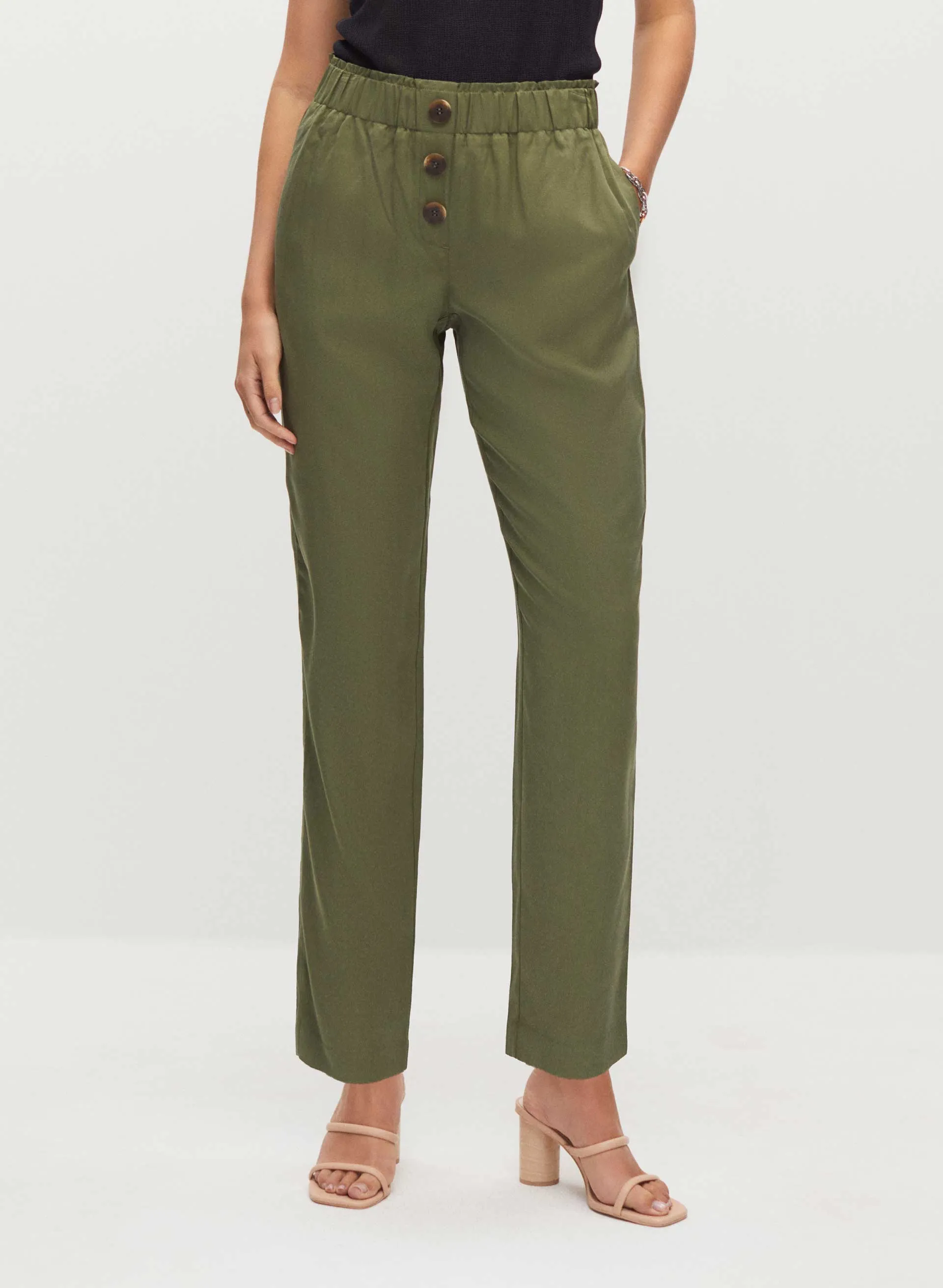 Essential Tencel Pull-On Pants sold by Melanie Lyne product image thumbnail 3