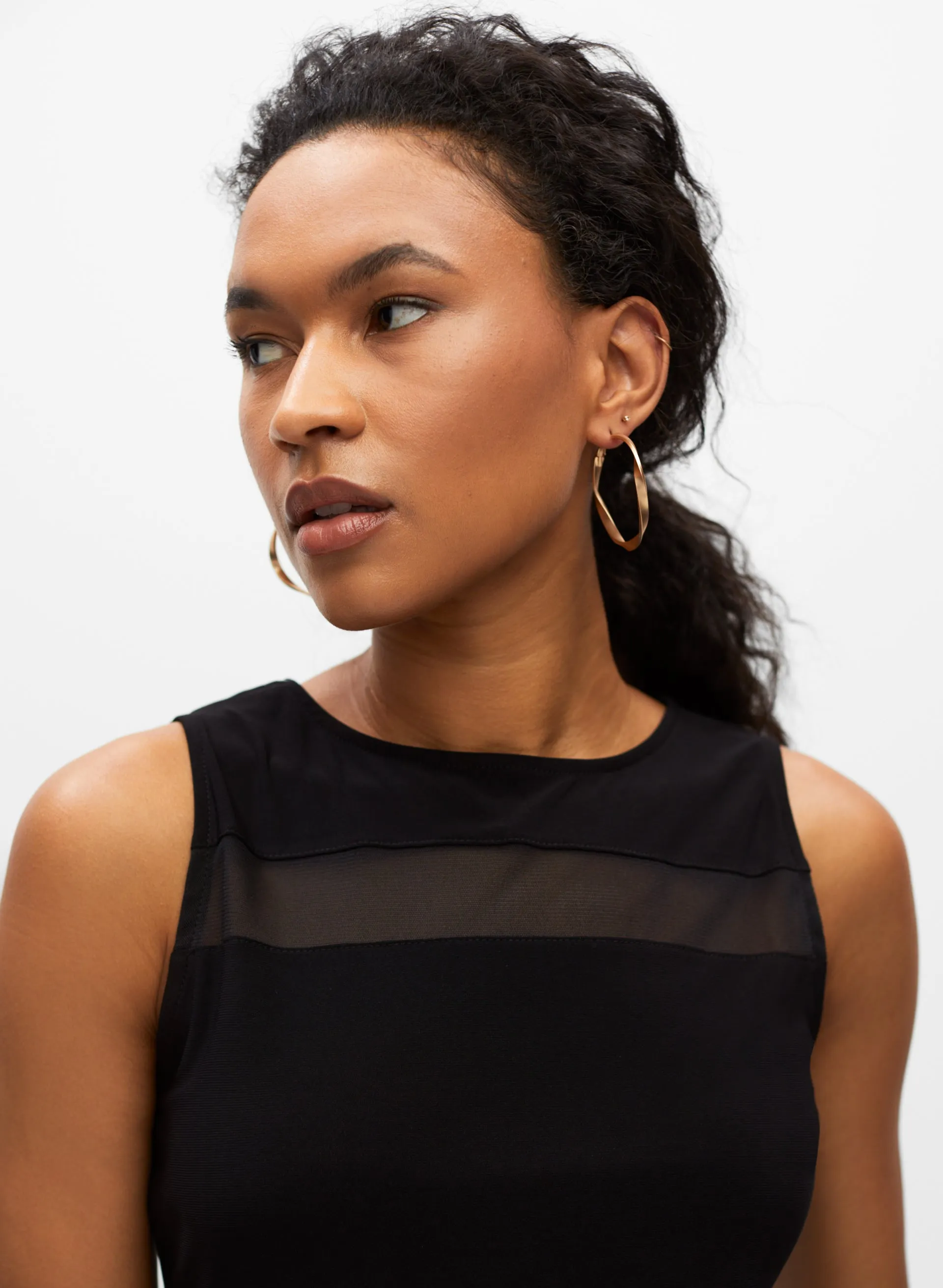 Mesh Detail Sleeveless Top sold by Melanie Lyne product image thumbnail 2