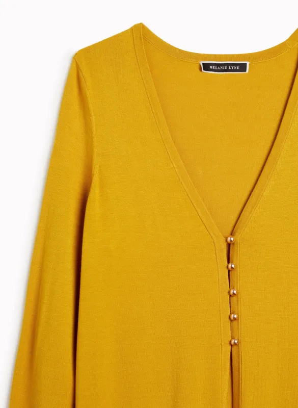 Button Detail Duster Cardigan sold by Melanie Lyne