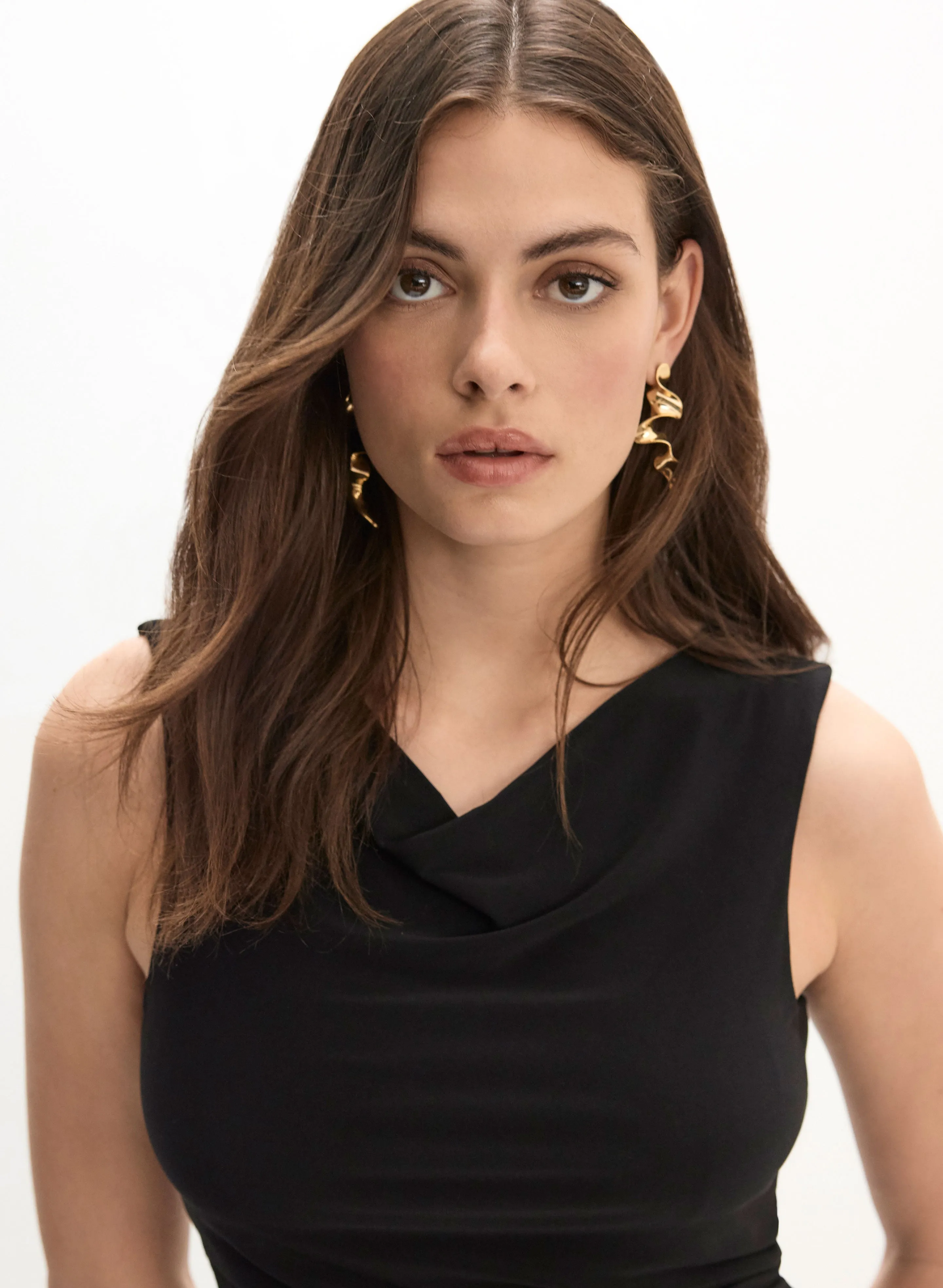 Sleeveless Cowl Neck Top sold by Melanie Lyne product image thumbnail 2