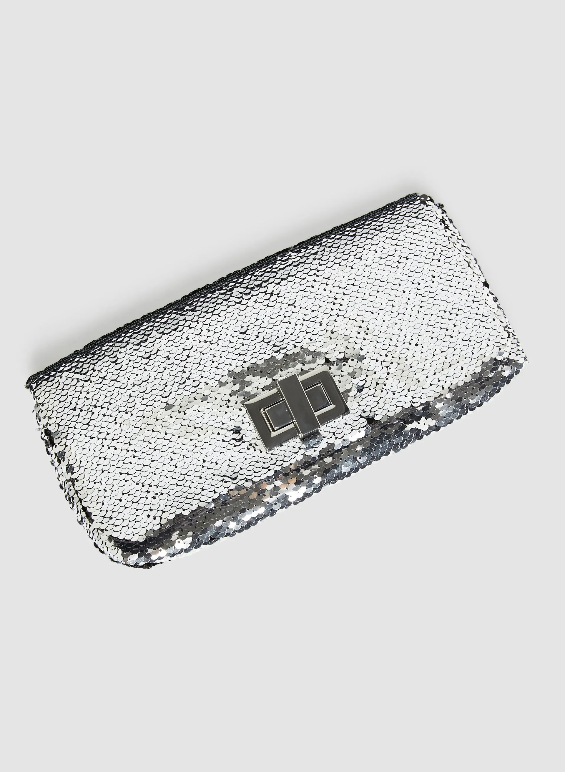 Sequin & Metallic Gold Clutch sold by Melanie Lyne