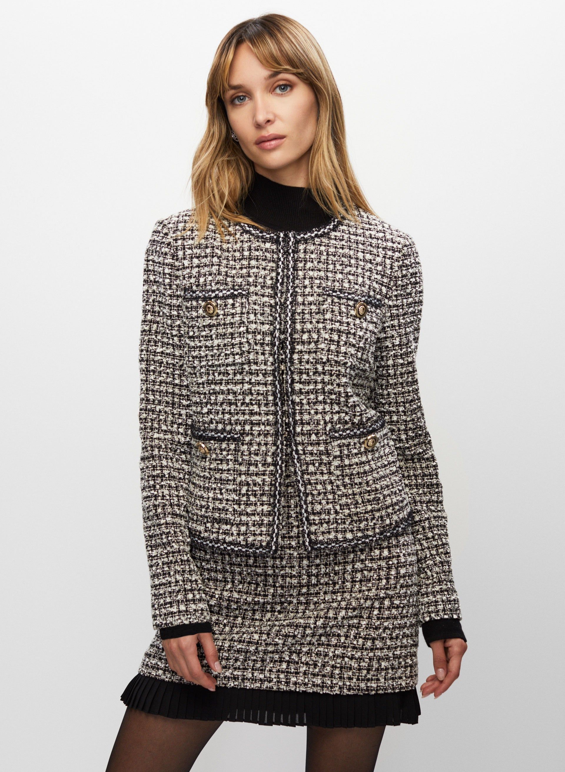 Houndstooth Motif Jacket sold by Melanie Lyne product image thumbnail 5