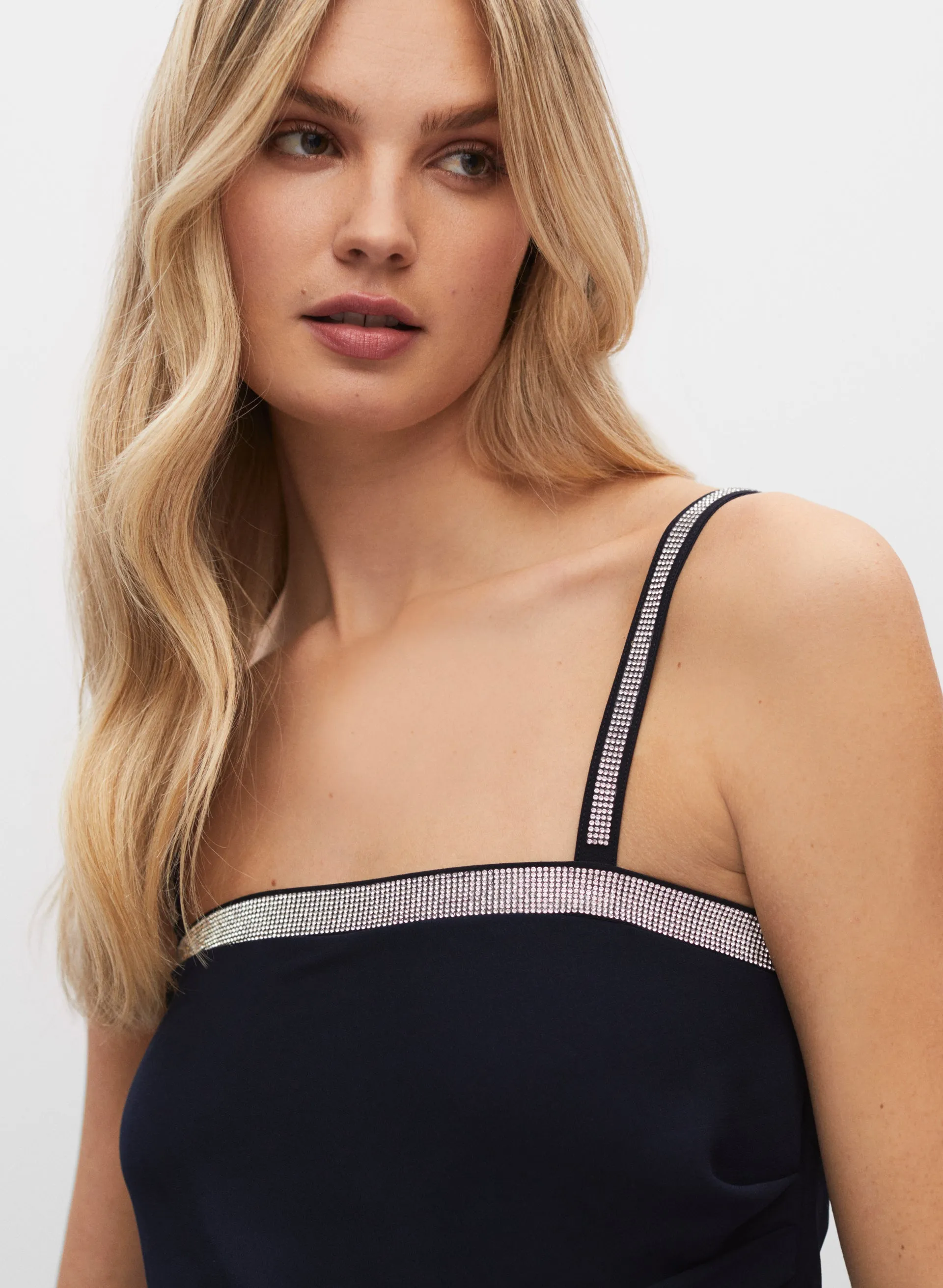 Chiffon Overlay Jumpsuit sold by Melanie Lyne product image thumbnail 4