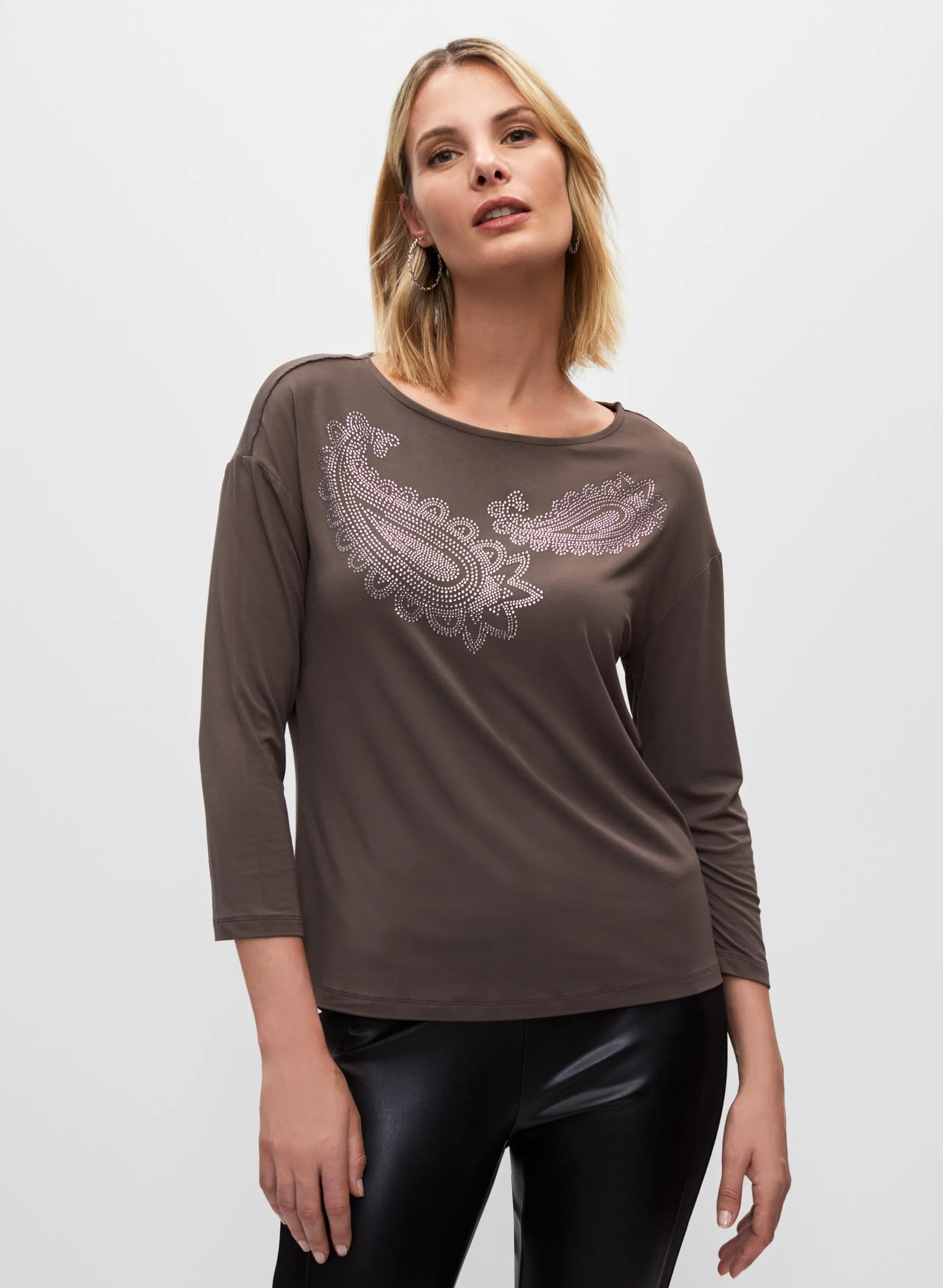 Paisley-Studded Tee sold by Melanie Lyne