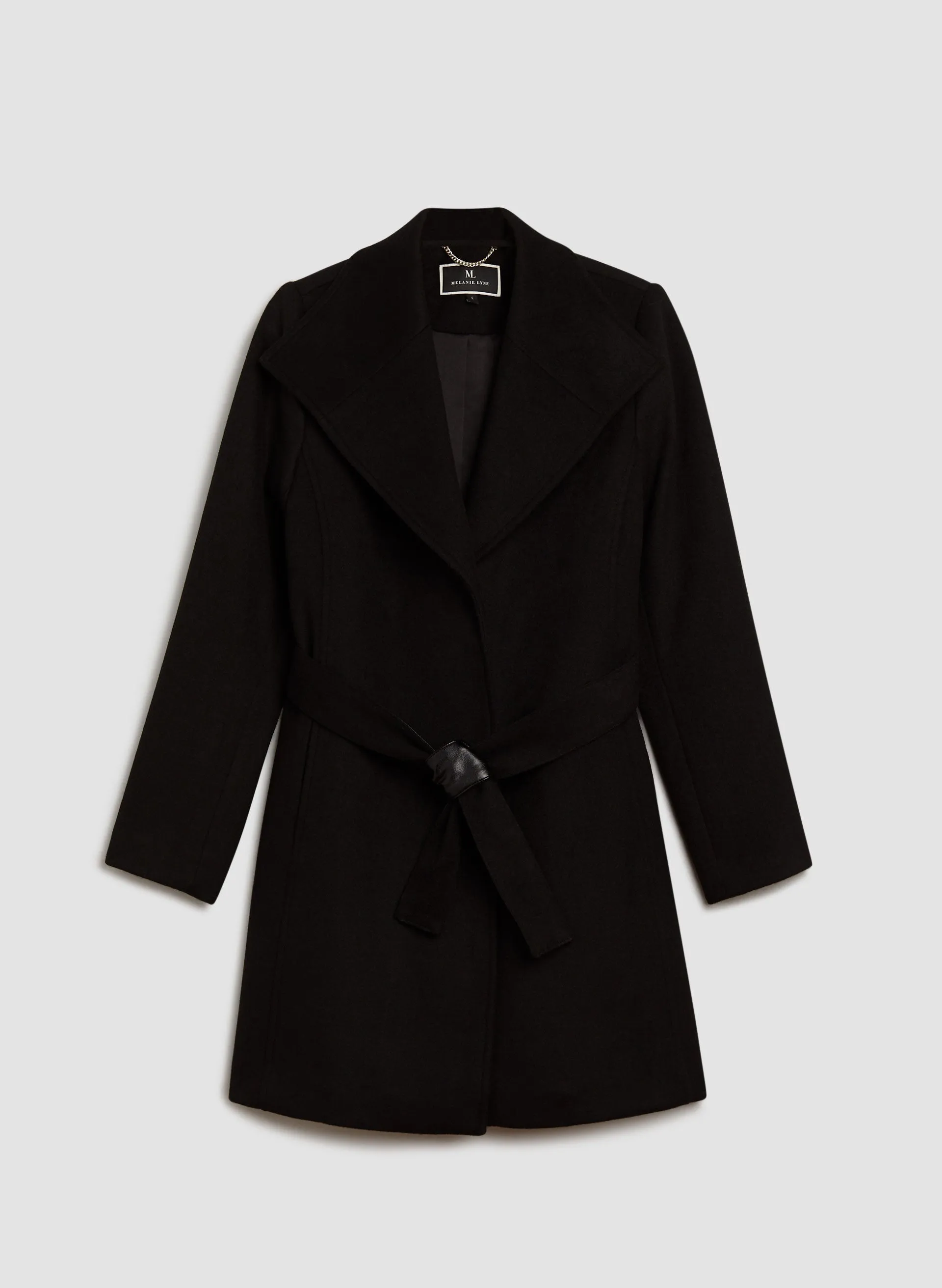 Large Lapel Wool Blend Coat sold by Melanie Lyne product image thumbnail 5