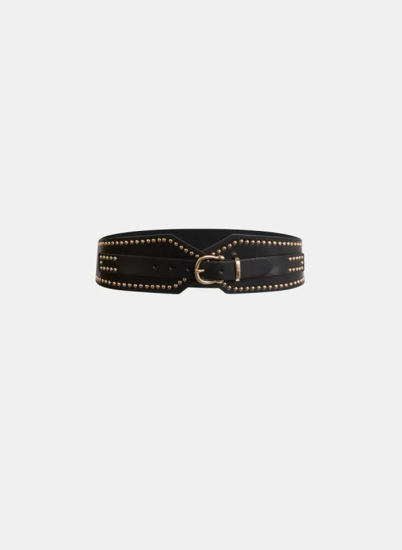 Stud Detail Elastic Belt sold by Melanie Lyne